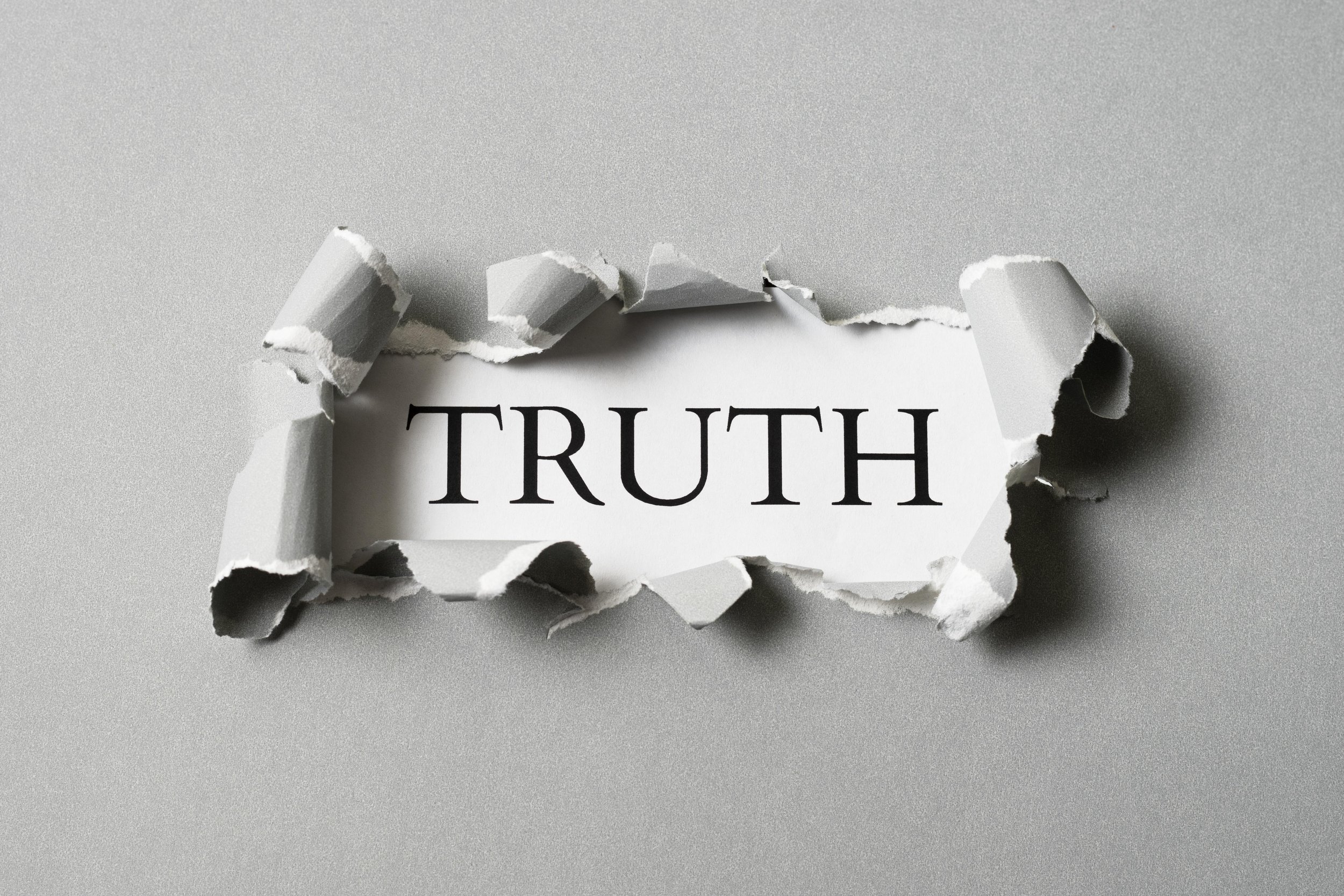 The truth doesn’t whisper, it screams. 