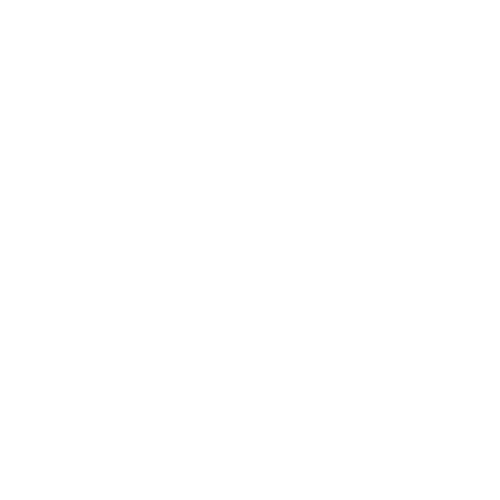 White cursive arrow on black background.