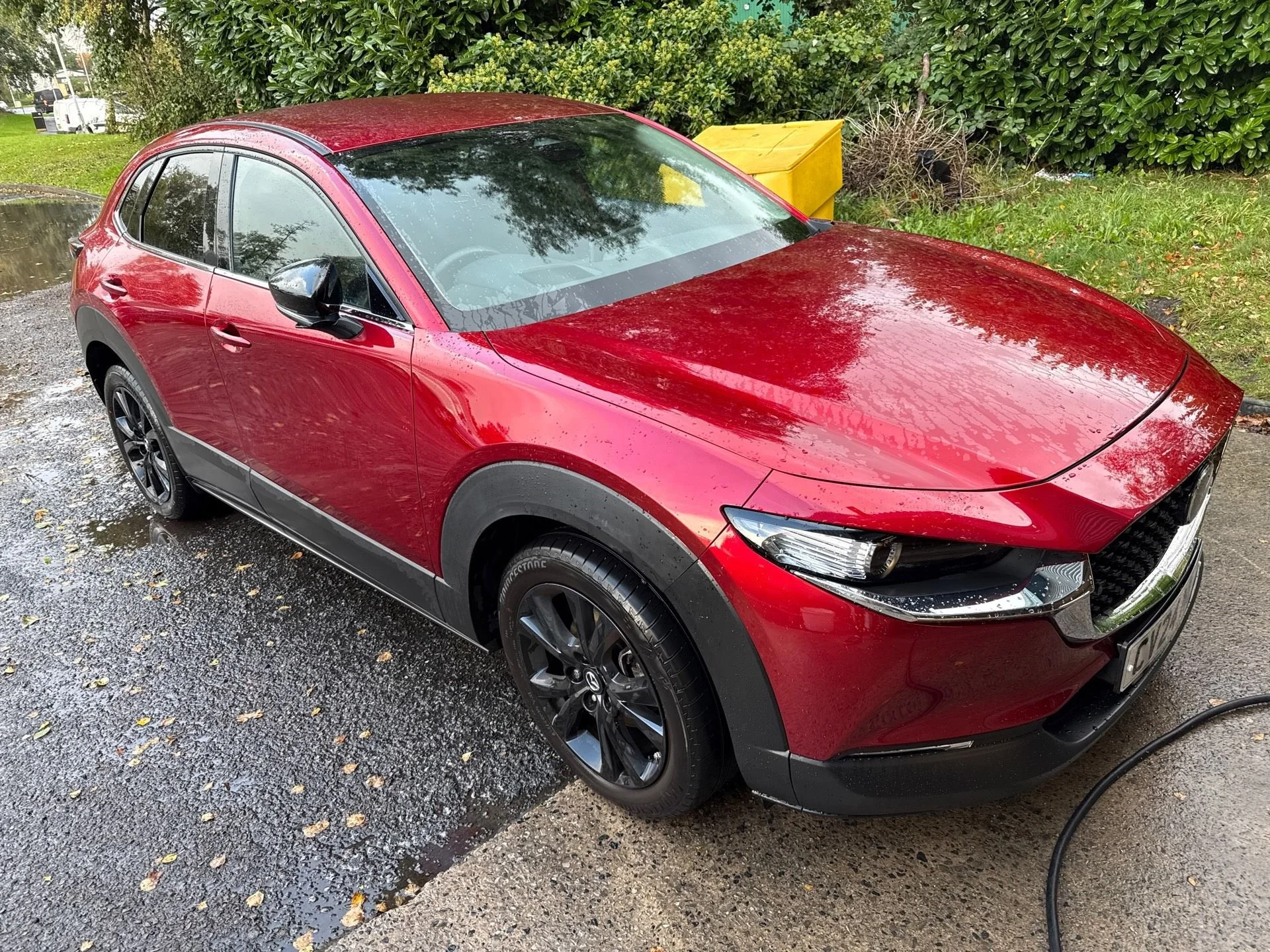 Mazda CX5 Soul Red having been repainted