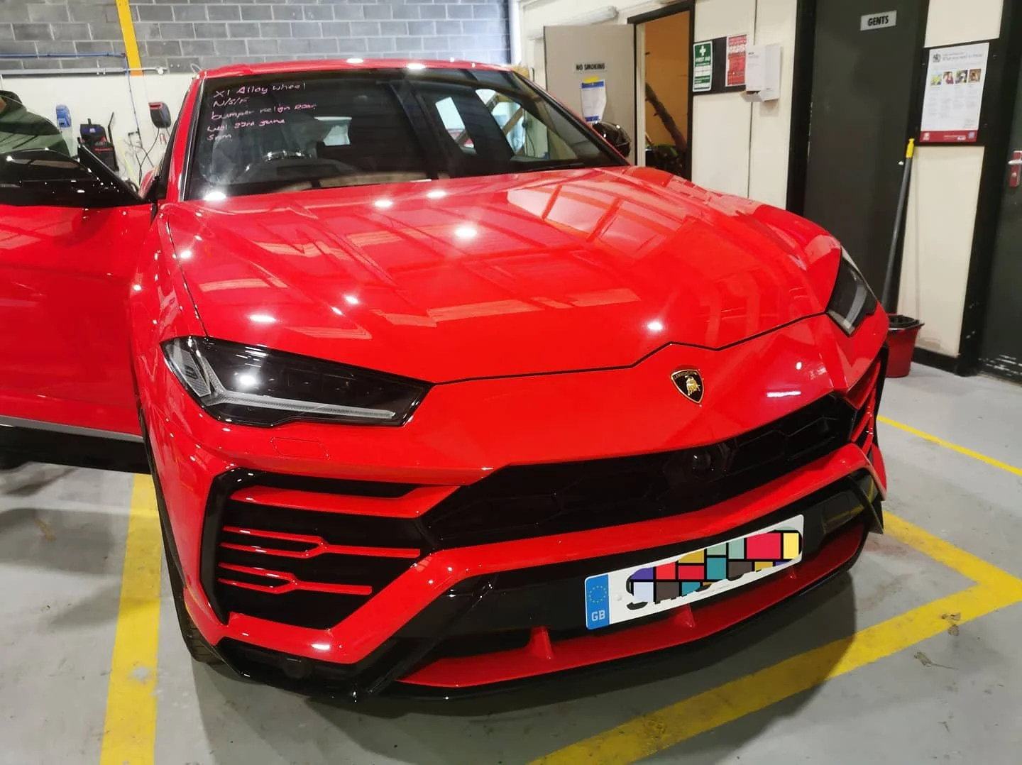 Lamborghini Urus Bodywork Repair At Scuffed Up in Swansea