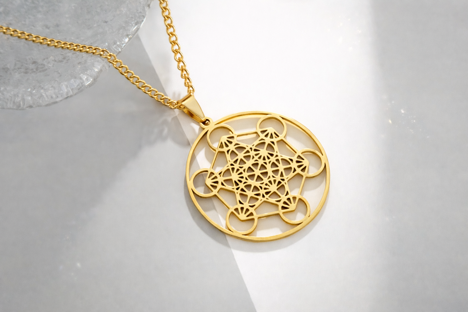 Collier Cube de Métatron