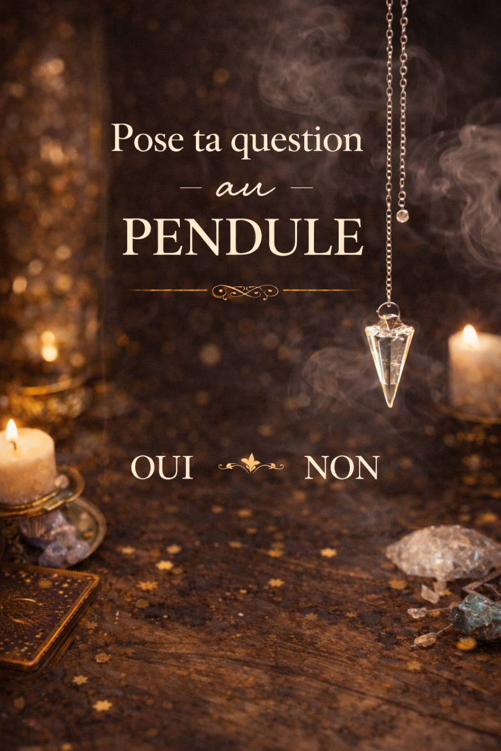 ✨ 1 question au pendule – Réponse Oui / Non
