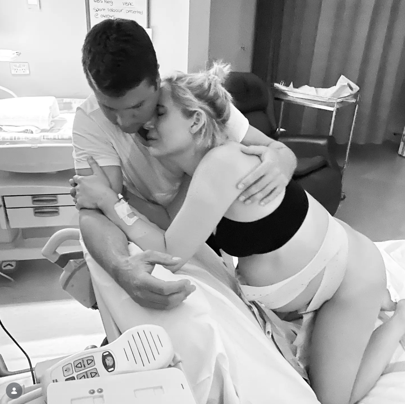 Expectant parents experiencing labour and birth with  Birth and Babes in Wodonga.