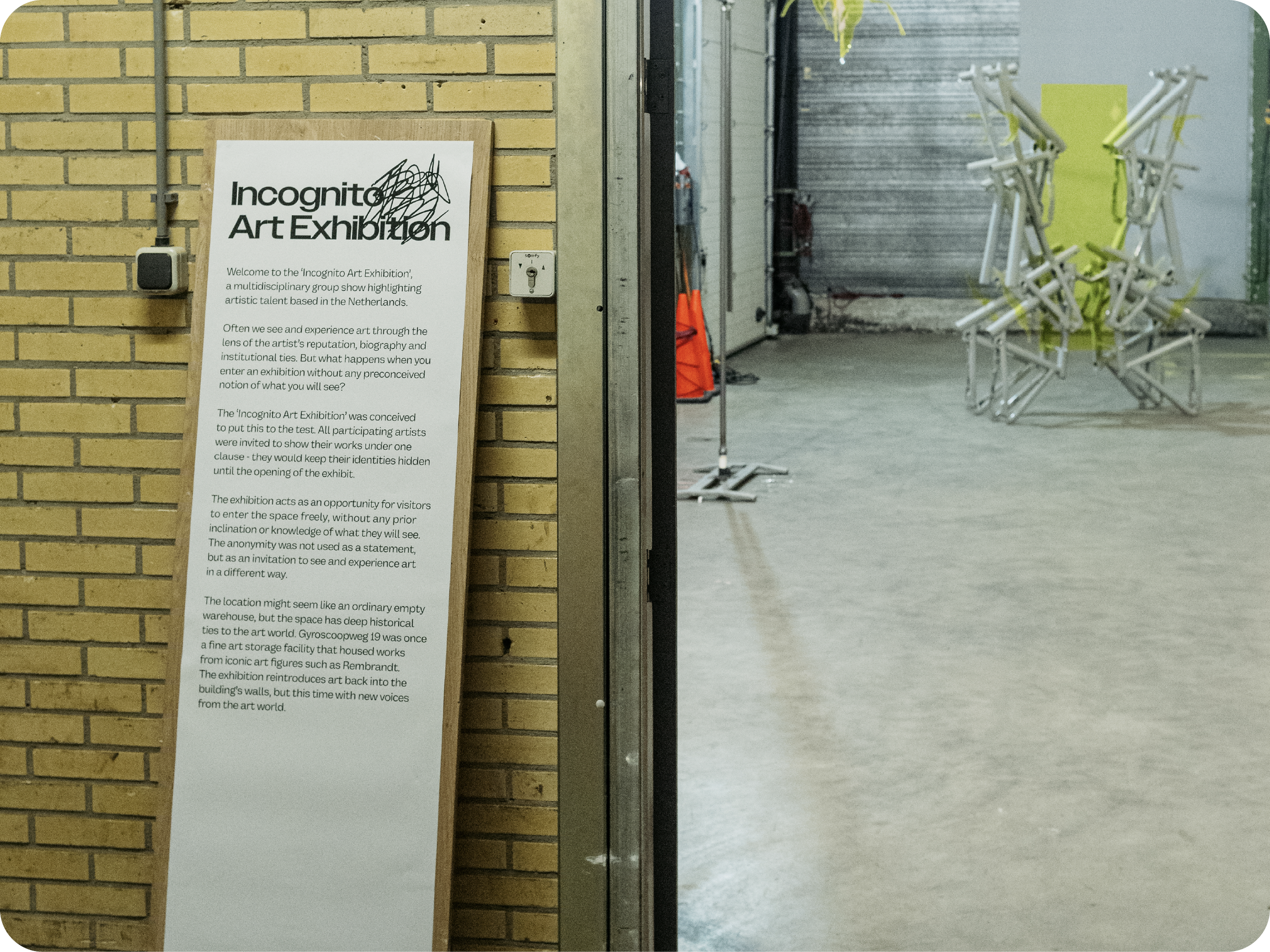 🥸 Incognito Art Exhibition