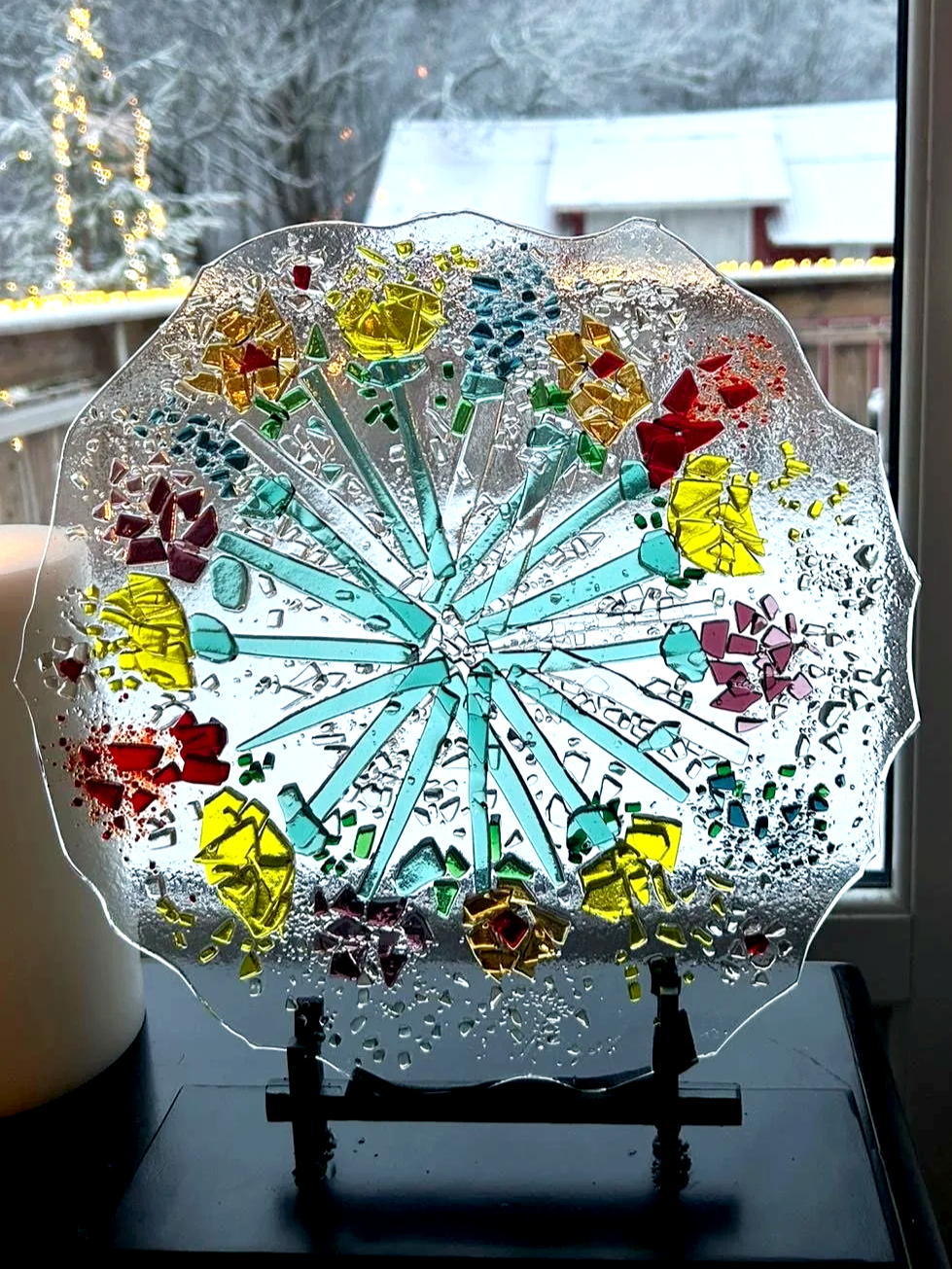 Kunstwerk glas fusen