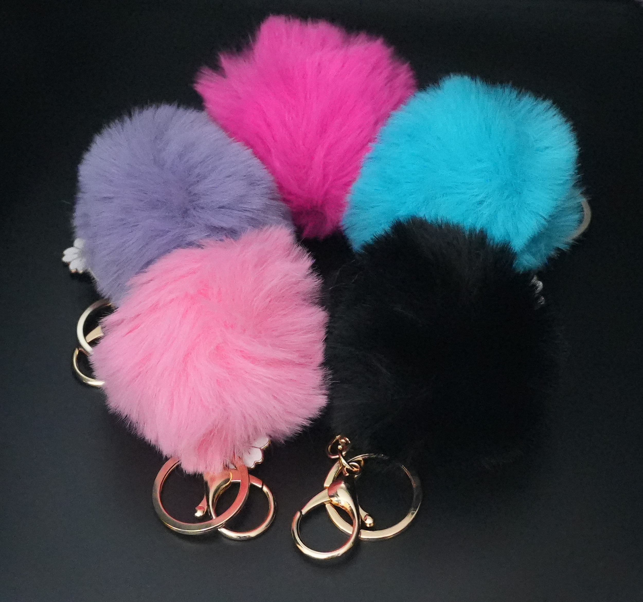 Pom-Pom Keychains