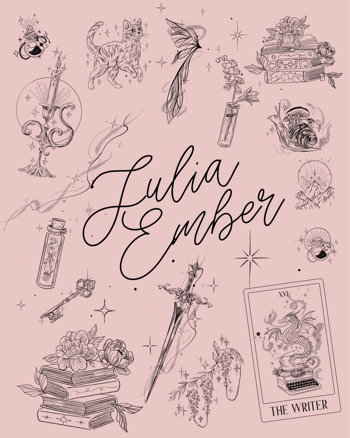 Beautiful and magical branding and site for author Julia Ember. 🌟

January always feels like a reset and time for change - intentional, full of possibility ✨ If you&rsquo;re ready for a fresh look or branding get in touch I have a few spaces still o