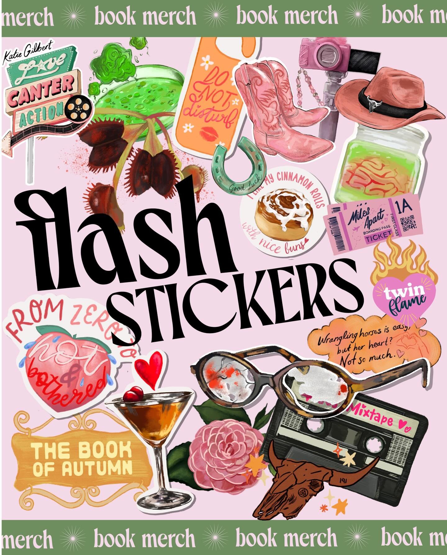 ✨ FLASH STICKER SALE ✨

I love creating illustrated stickers for book merch - they&rsquo;re such a fun way to capture little elements, symbols, and moments from your story and turn them into something playful and collectible 📚✨

Stickers make the pe