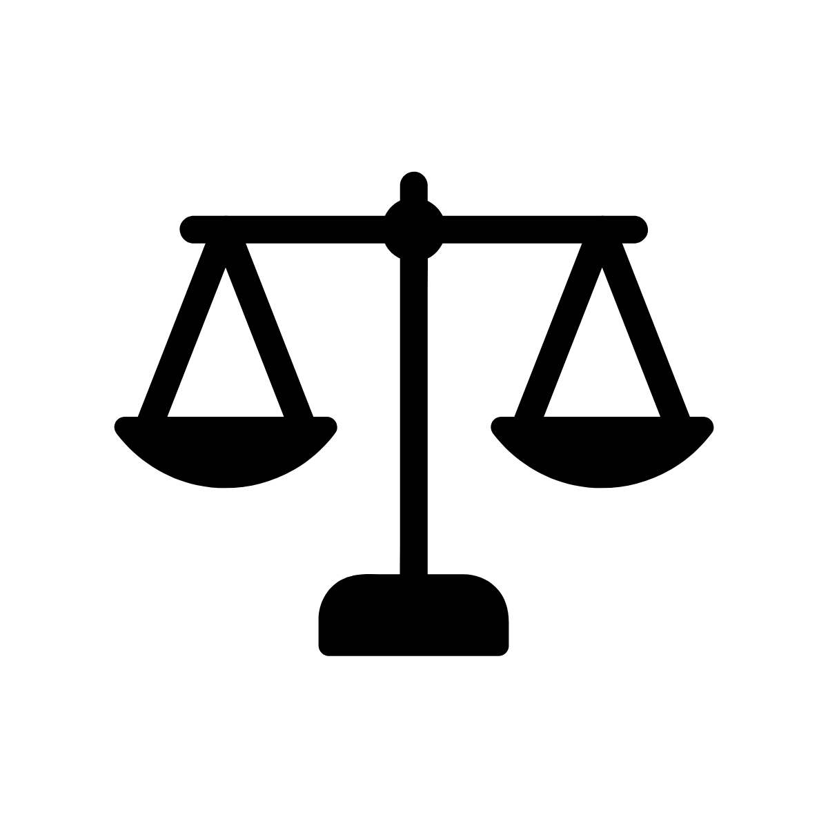 Geometric drawing of an outline square with sections divided by vertical, horizontal, and circle lines.