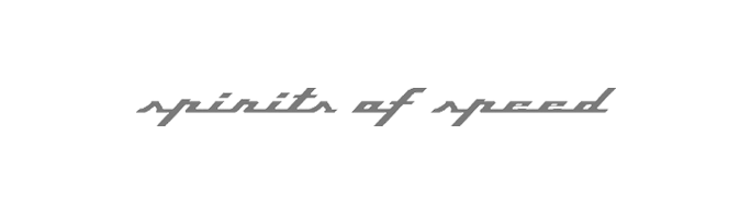 Text that reads 'spinta of speed' in stylized font.