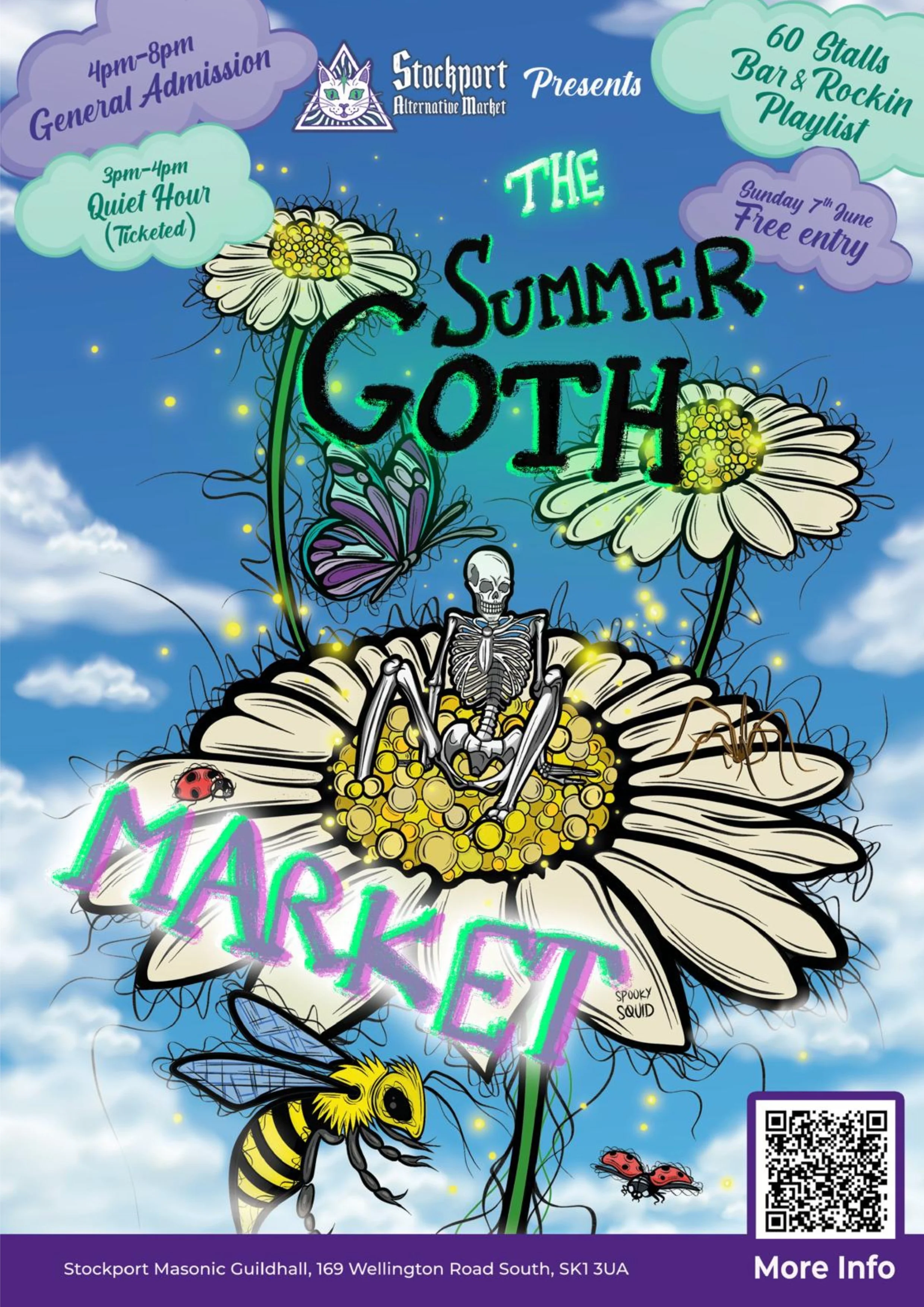 Summer Goth Market Stockport Poster