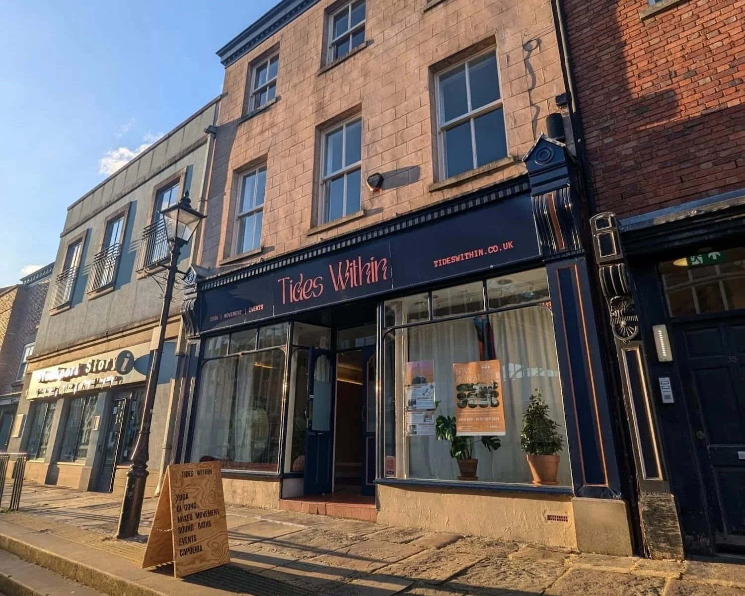 Outside view of Tides Within studio Stockport