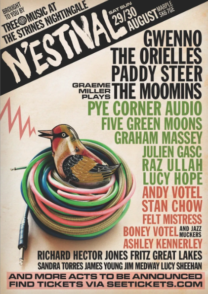 Tree Music N'estival line up poster