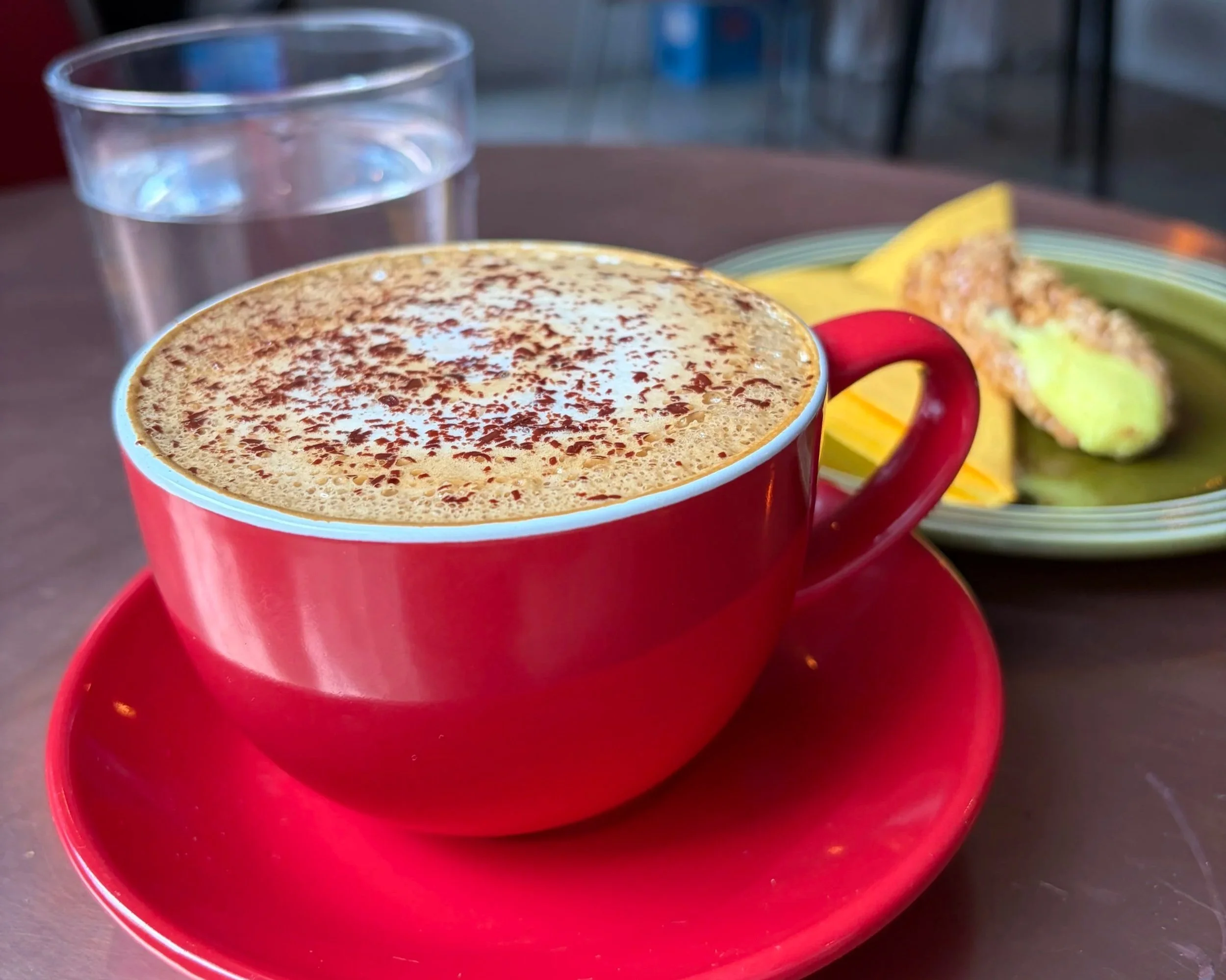 Cappuccino at The Apple Core Stockport