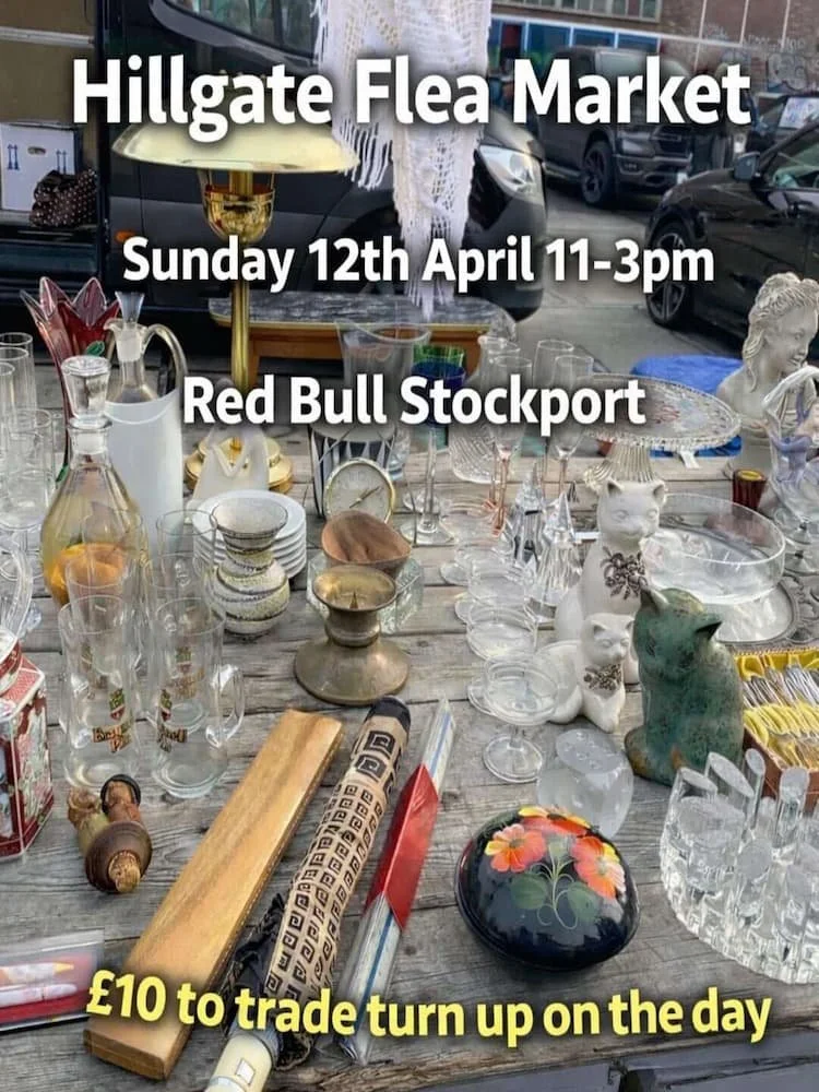 Red Bull Hillgate Flea Market Flyer