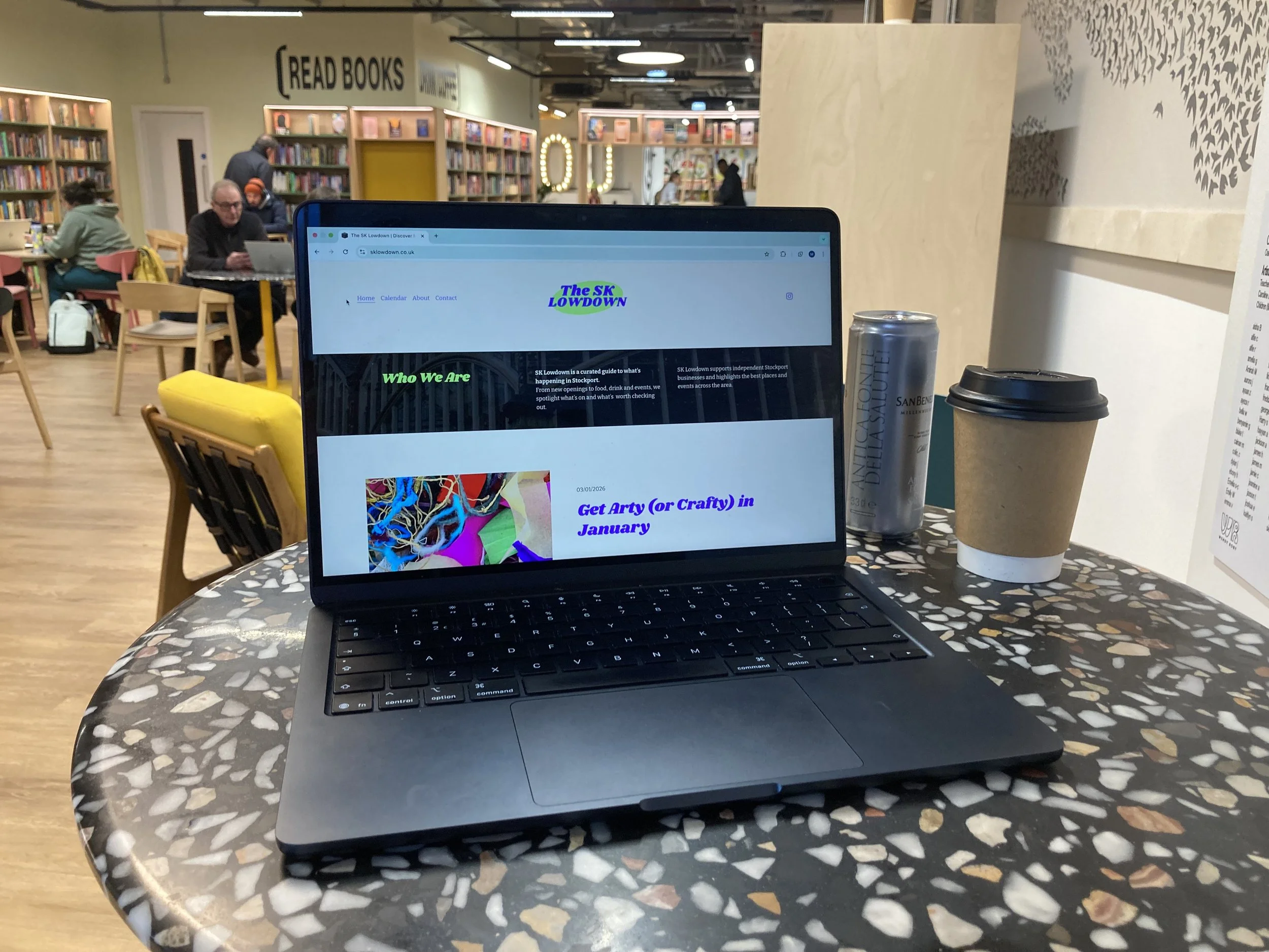 Laptop in Stockroom, Stockport