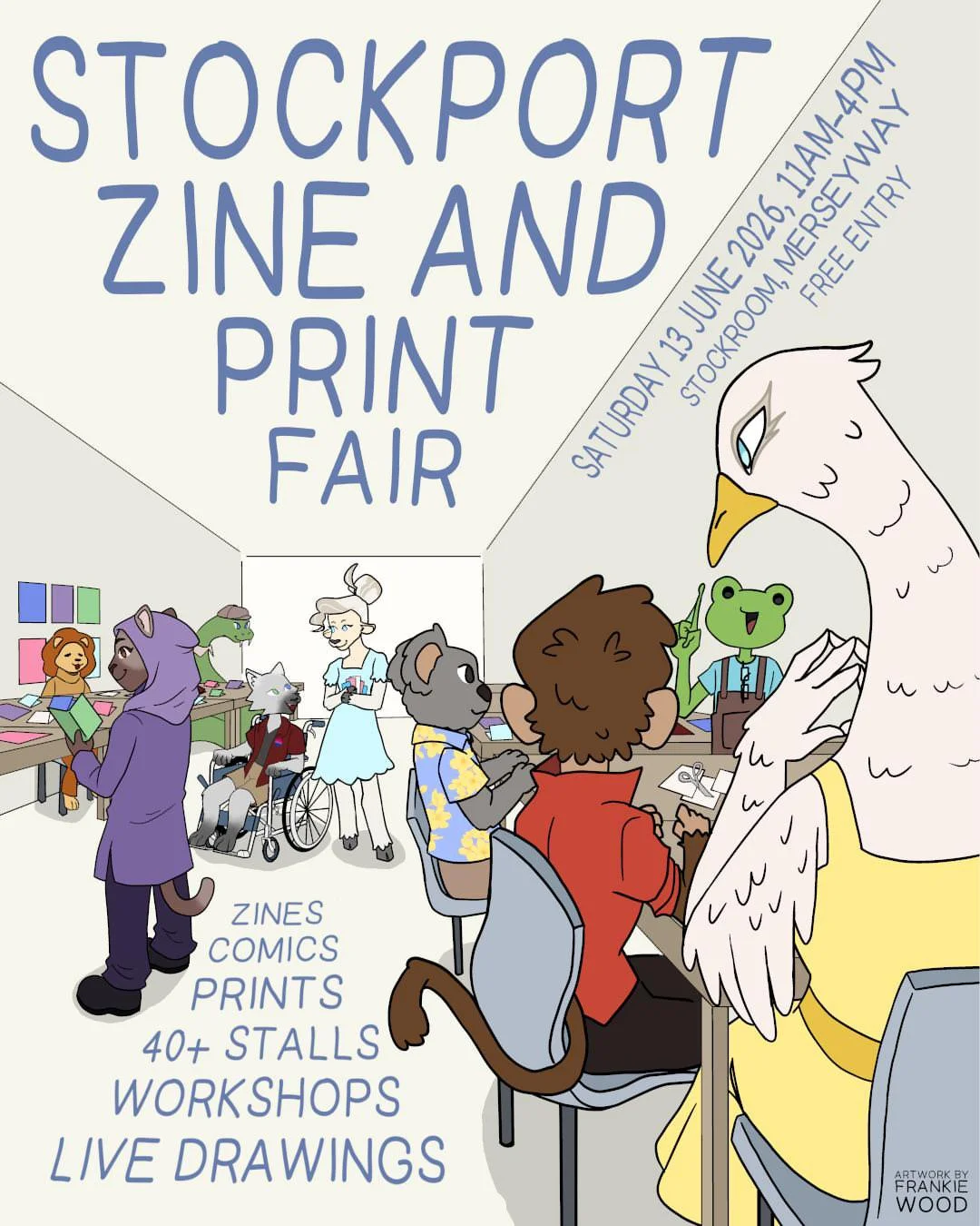Stockport Zine Fair Poster