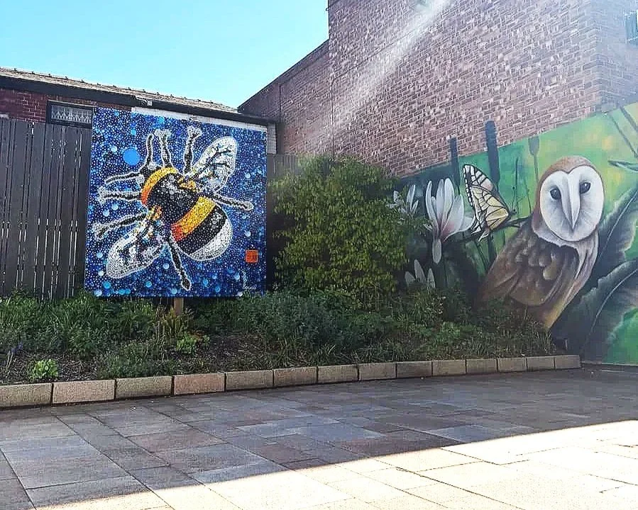 Follow the world’s first plastic mural trail