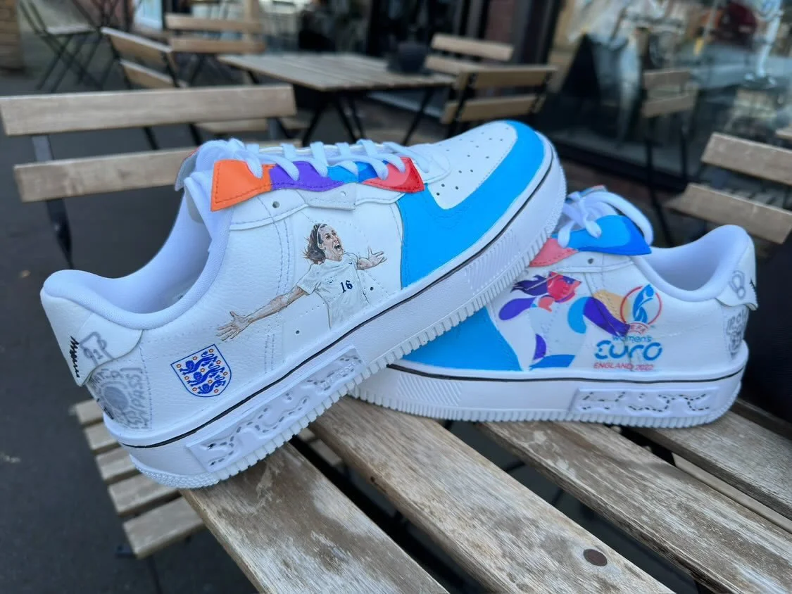 Trainers customised for England Lioness Jill Scott