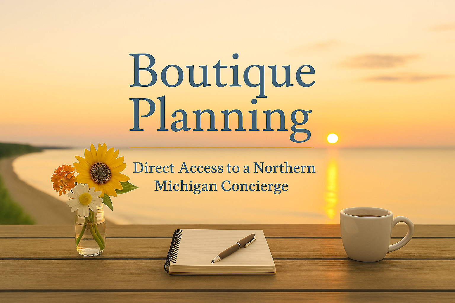 Boutique Concierge Itinerary - Northern Michigan. Starting at