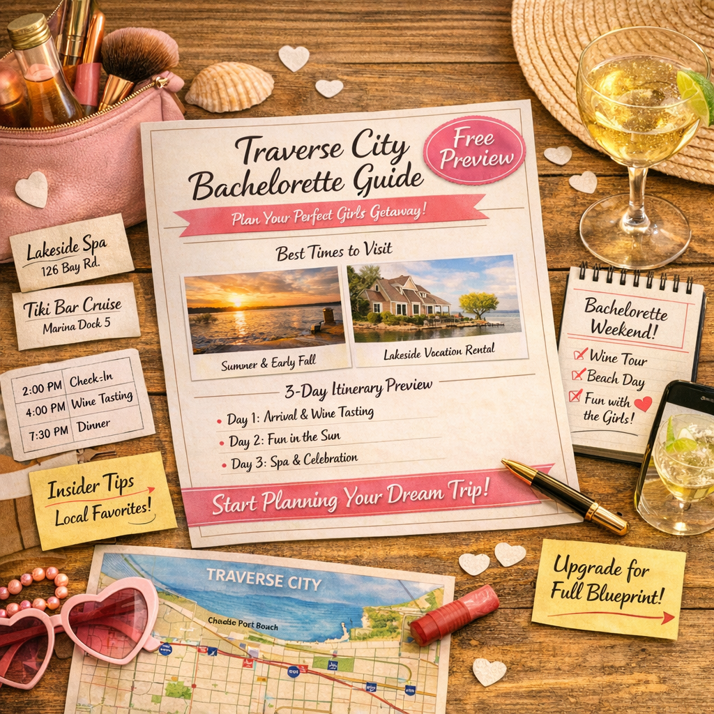 Traverse City Bachelorette Blueprint — Free Planning Overview
