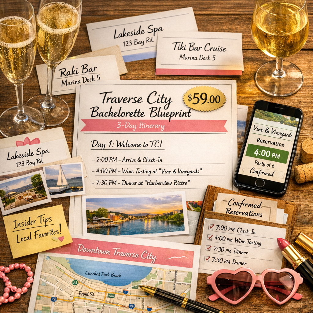 Traverse City Bachelorette Blueprint