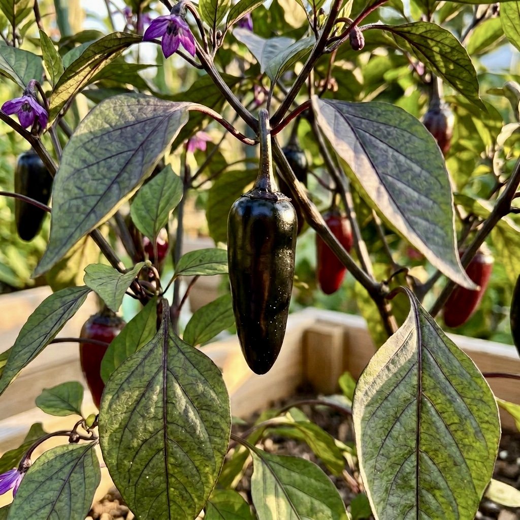 Black Czech Jalapeño Pepper