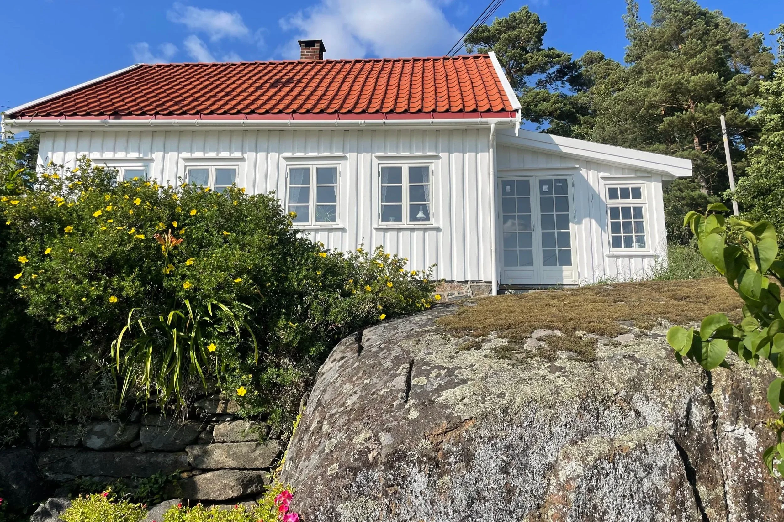 Hauketangen, Vestre Sandøya