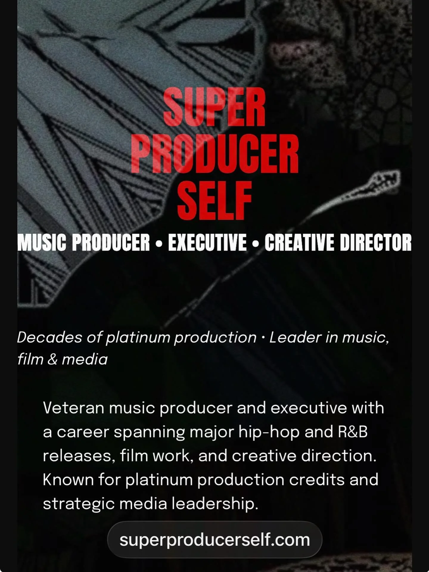 Www.superproducerself.com #superproducerself #og #explorepage #superproducer #content #consultant #creativedirector #executive #executiveproducer #official #published