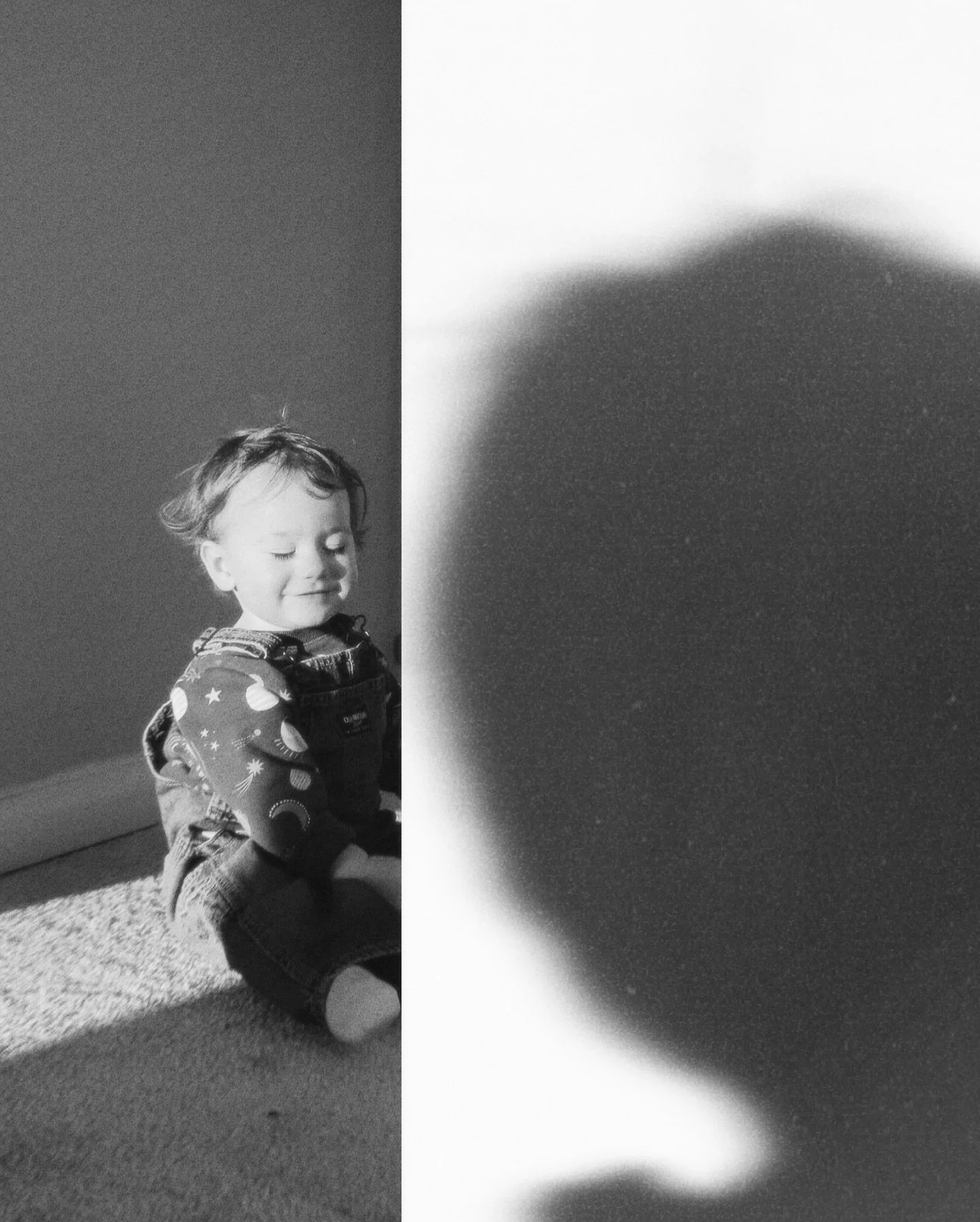 Shadow of innocence.
A smile, a glimmer of light in a dark time.