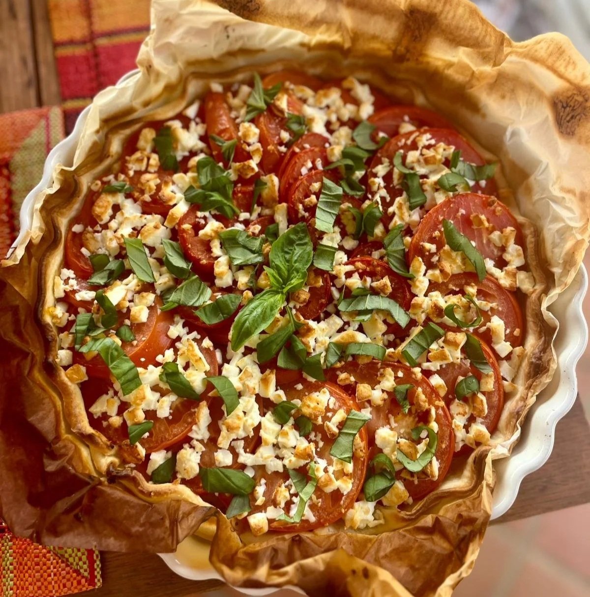 Tarte aux tomates &amp; feta