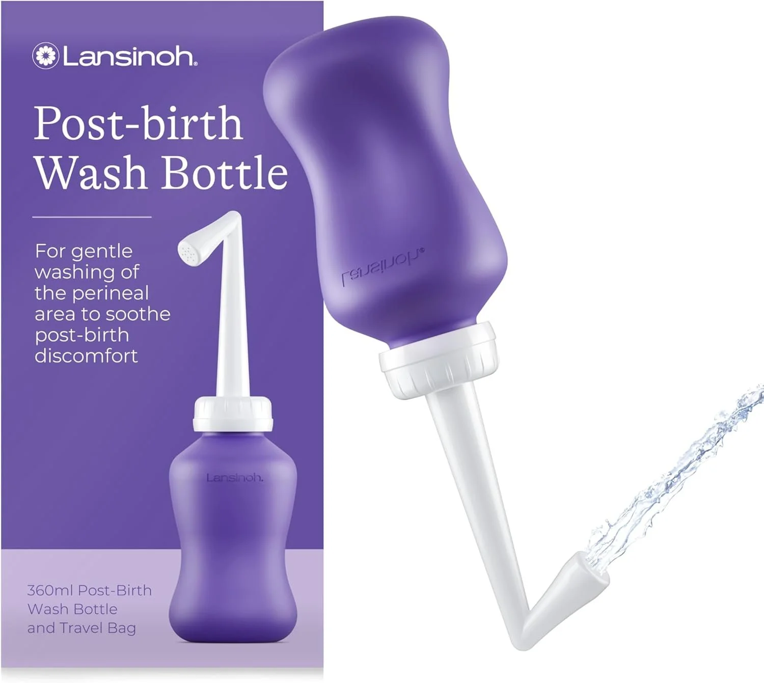Lansinoh peri wash post-birth bottle for new mums