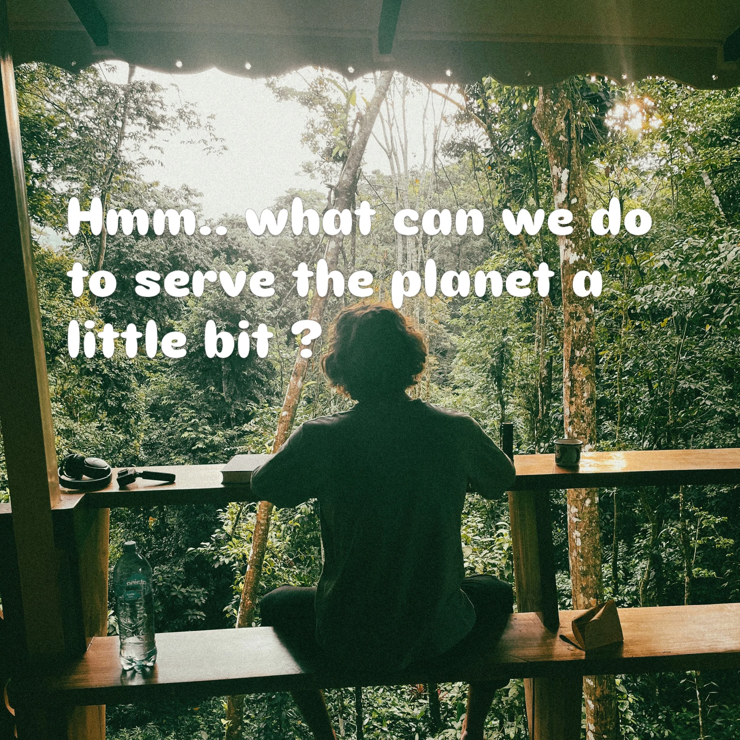 Thoughts from a balcony years ago in the rainforest in Costa Rica.. 🇨🇷 
Bhramari means &sbquo;the sound of bees&lsquo;. In the future we want to keep that sound alive and want to protect more areas where they&lsquo;re buzzing around. 🙏🏼
Check out