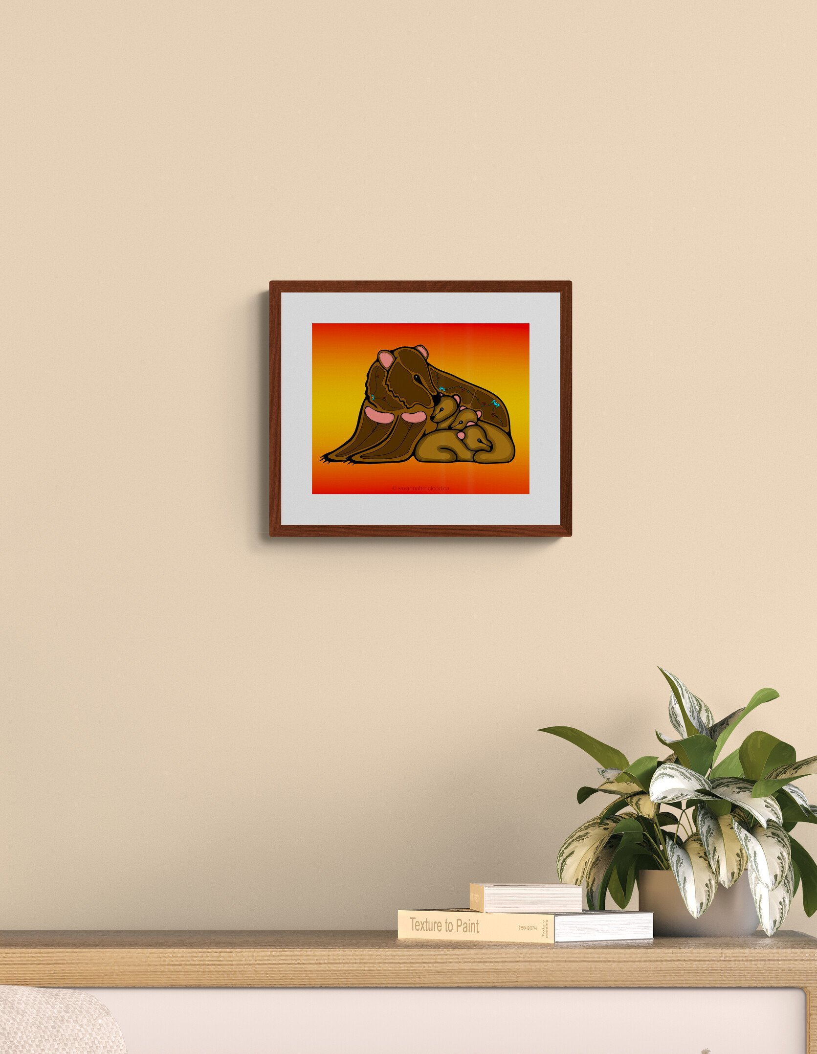 MAMA BEAR WITH 3 CUBS WALL MOCK UP.jpg
