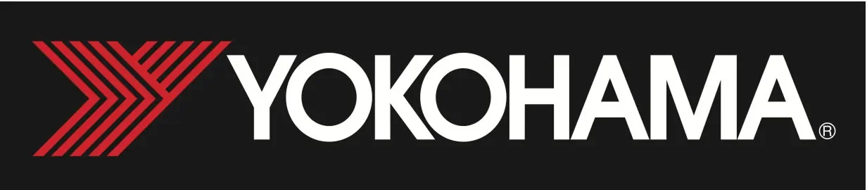 Yokohama logo with red stylized 'Y' and white text on a black background.