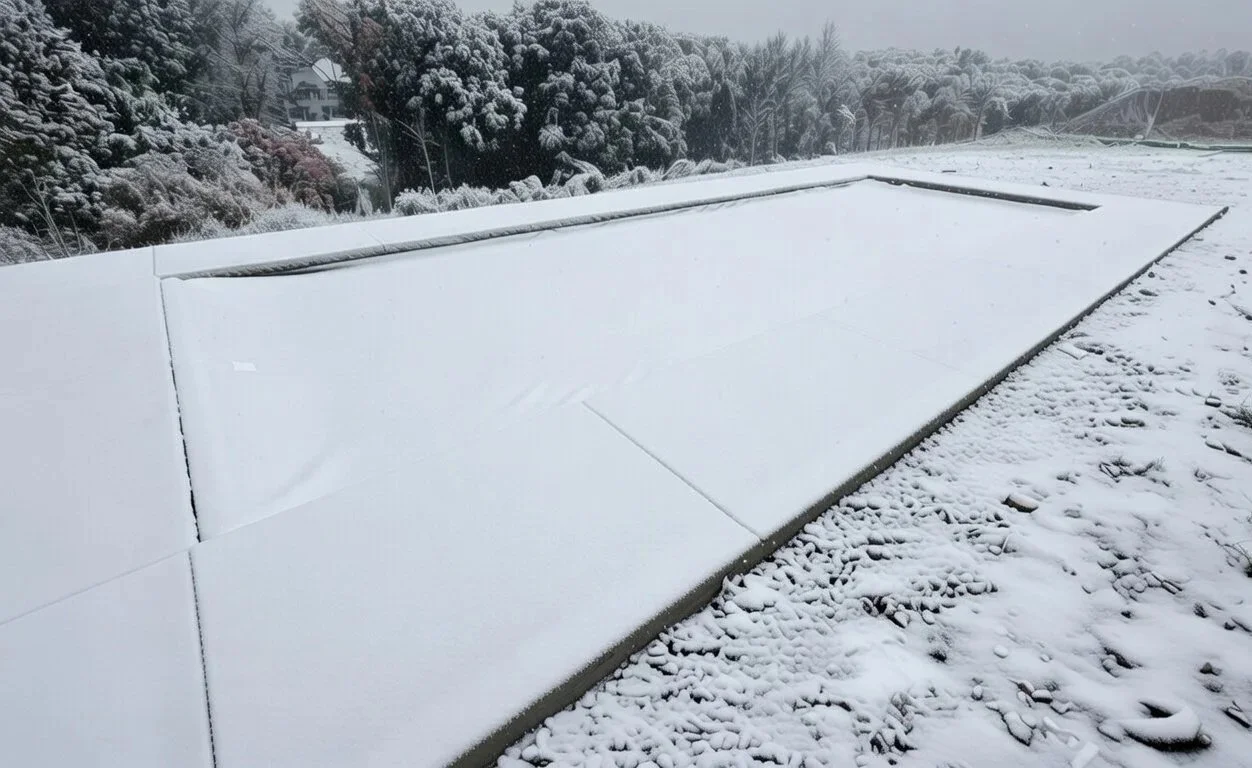 Why a Secured Pool Barrier Is Critical During Snow and Ice Storms