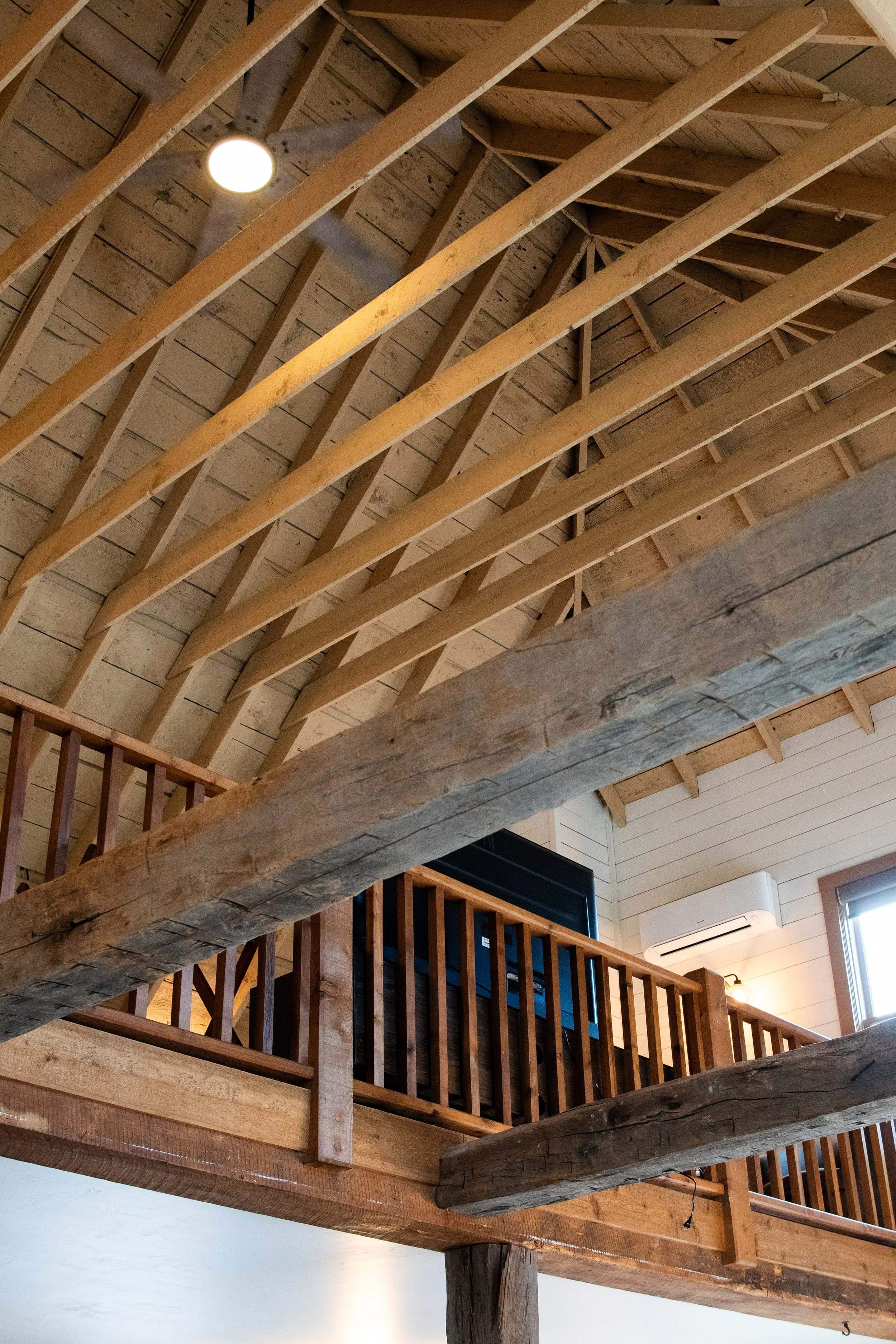Loft view from stairwell