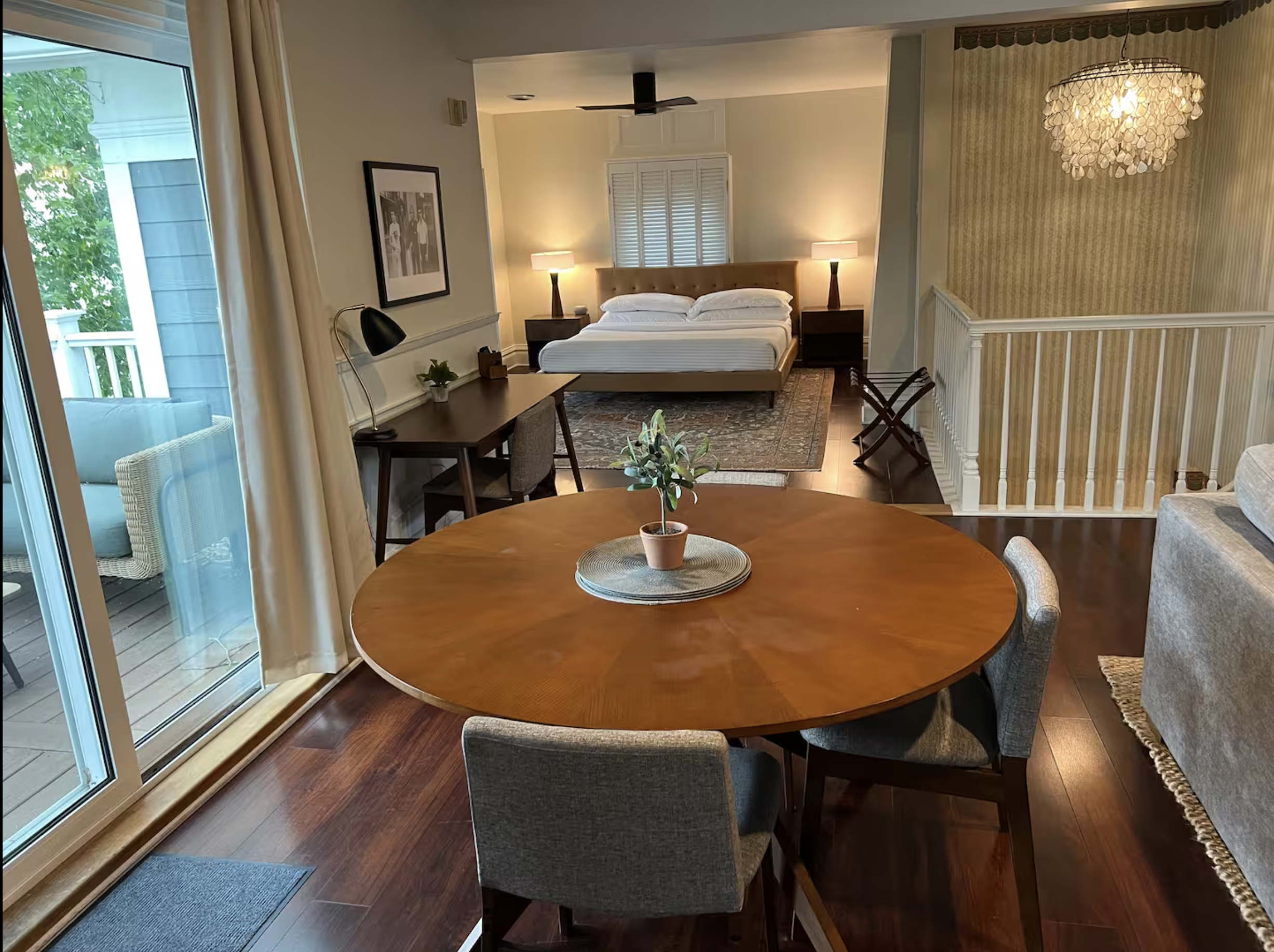Dining Area into Bedroom