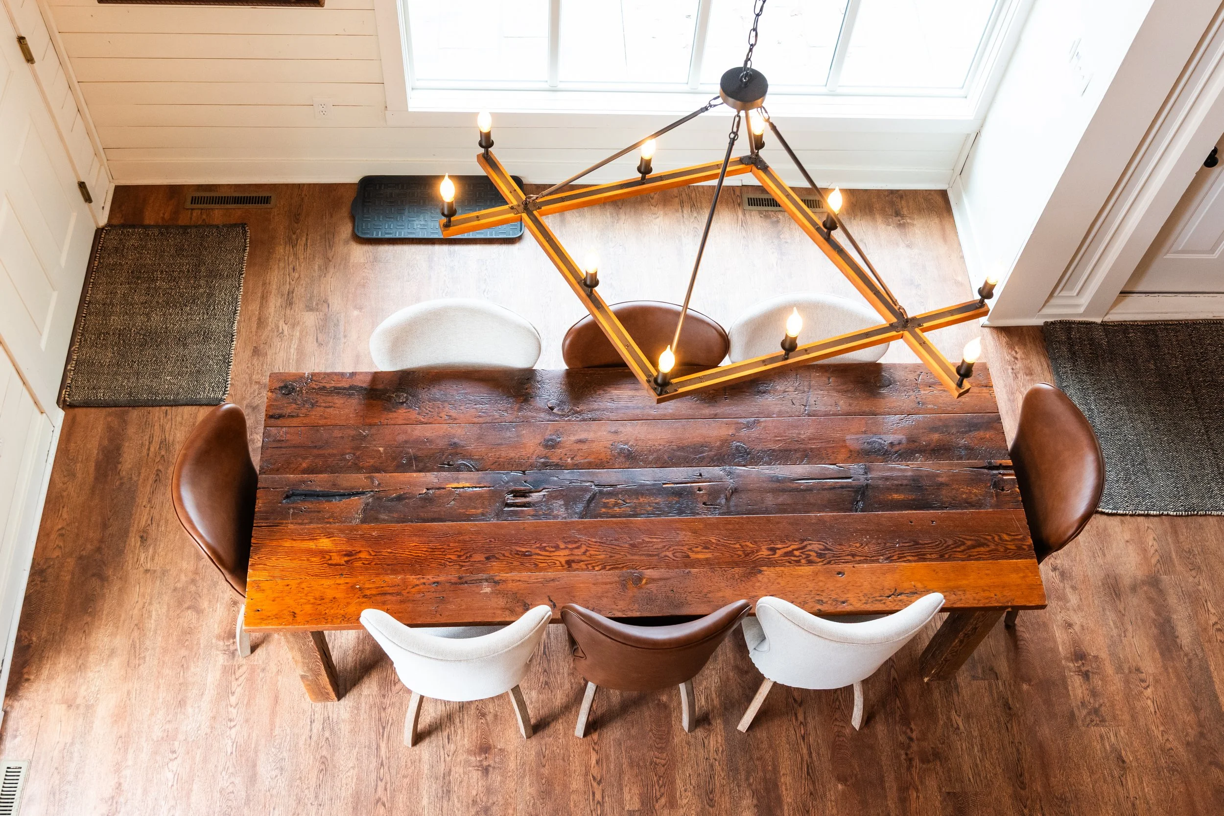 Dining area as seen from loft
