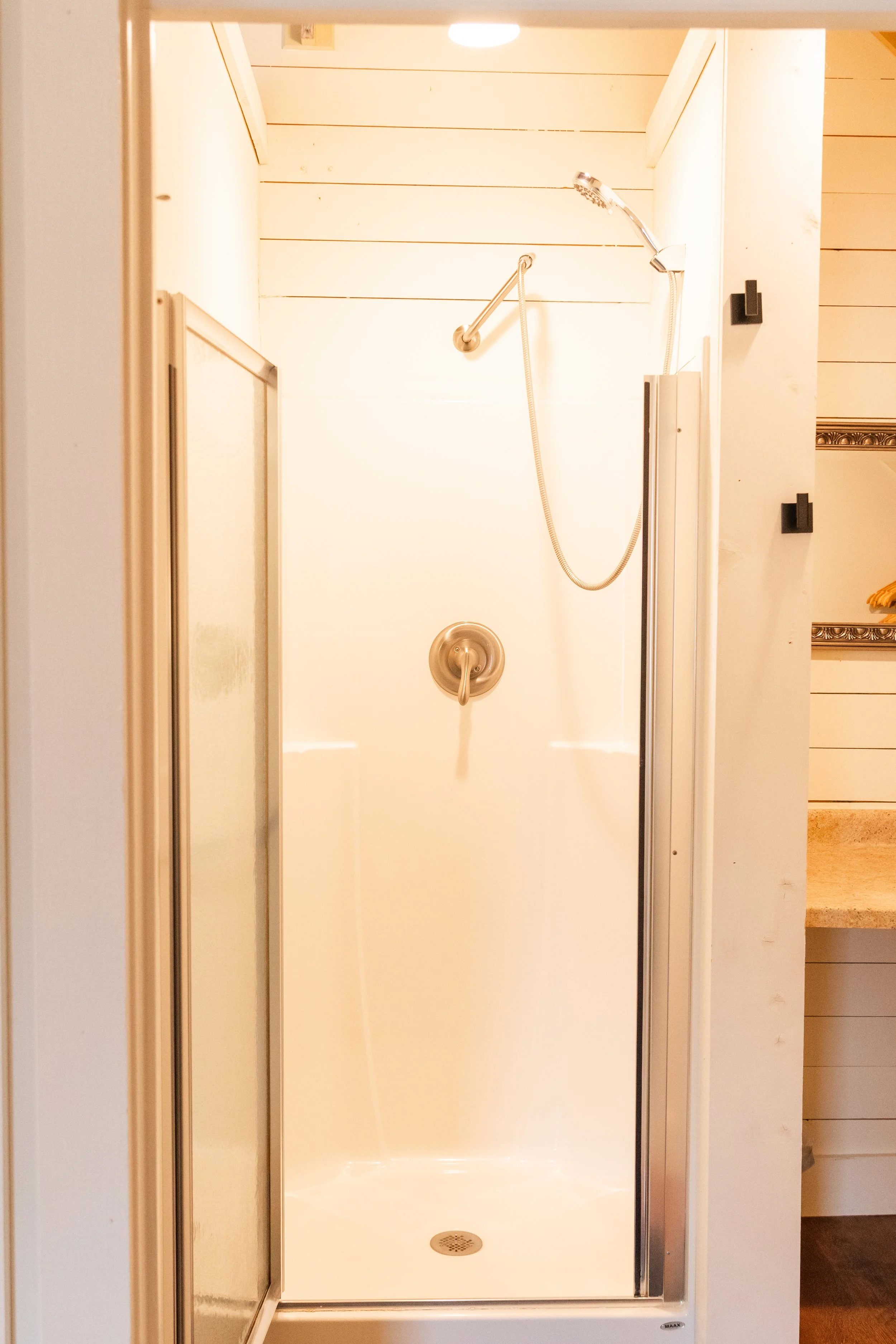 Upstairs shower