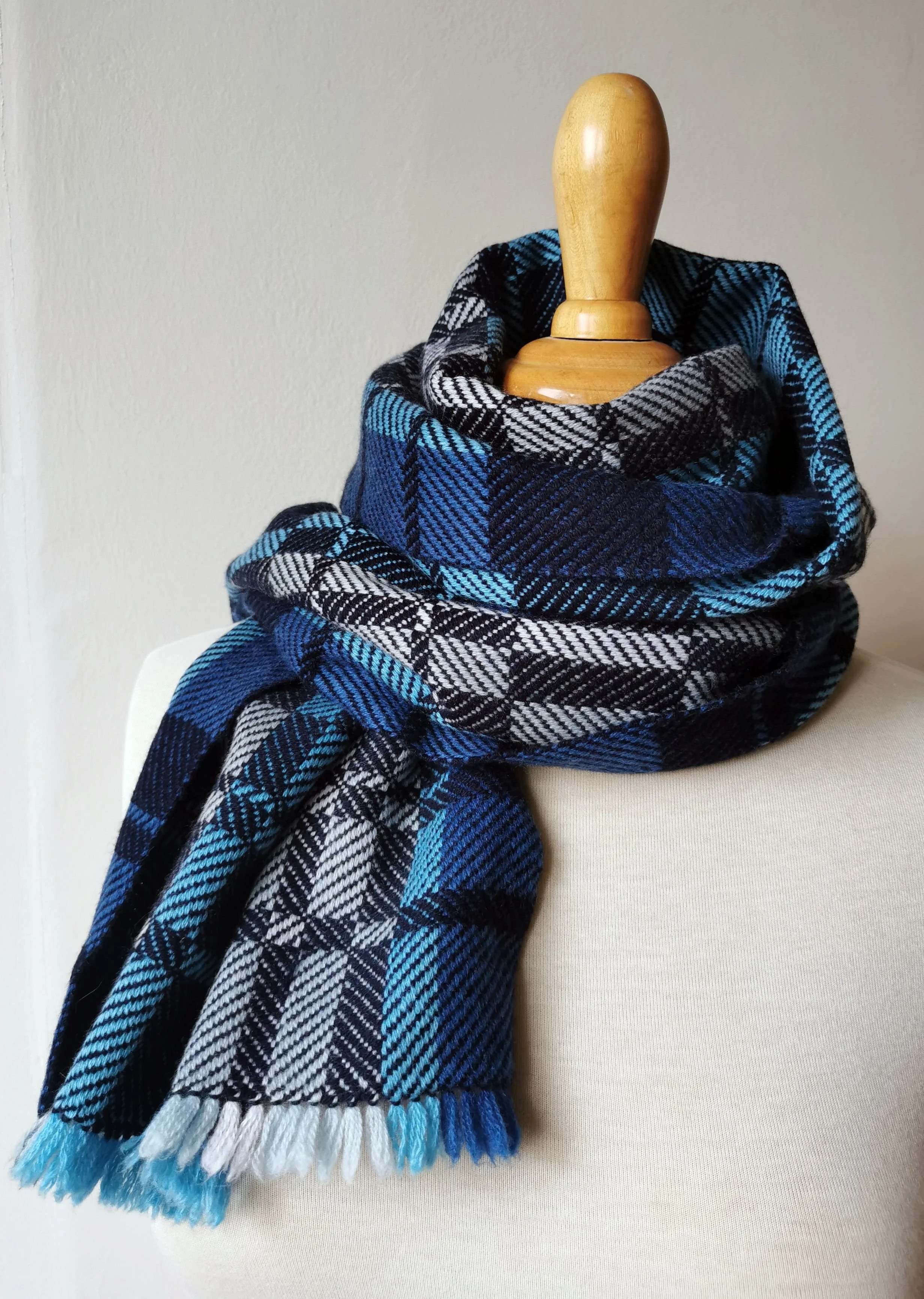 Abysses — Écharpe en pur cachemire