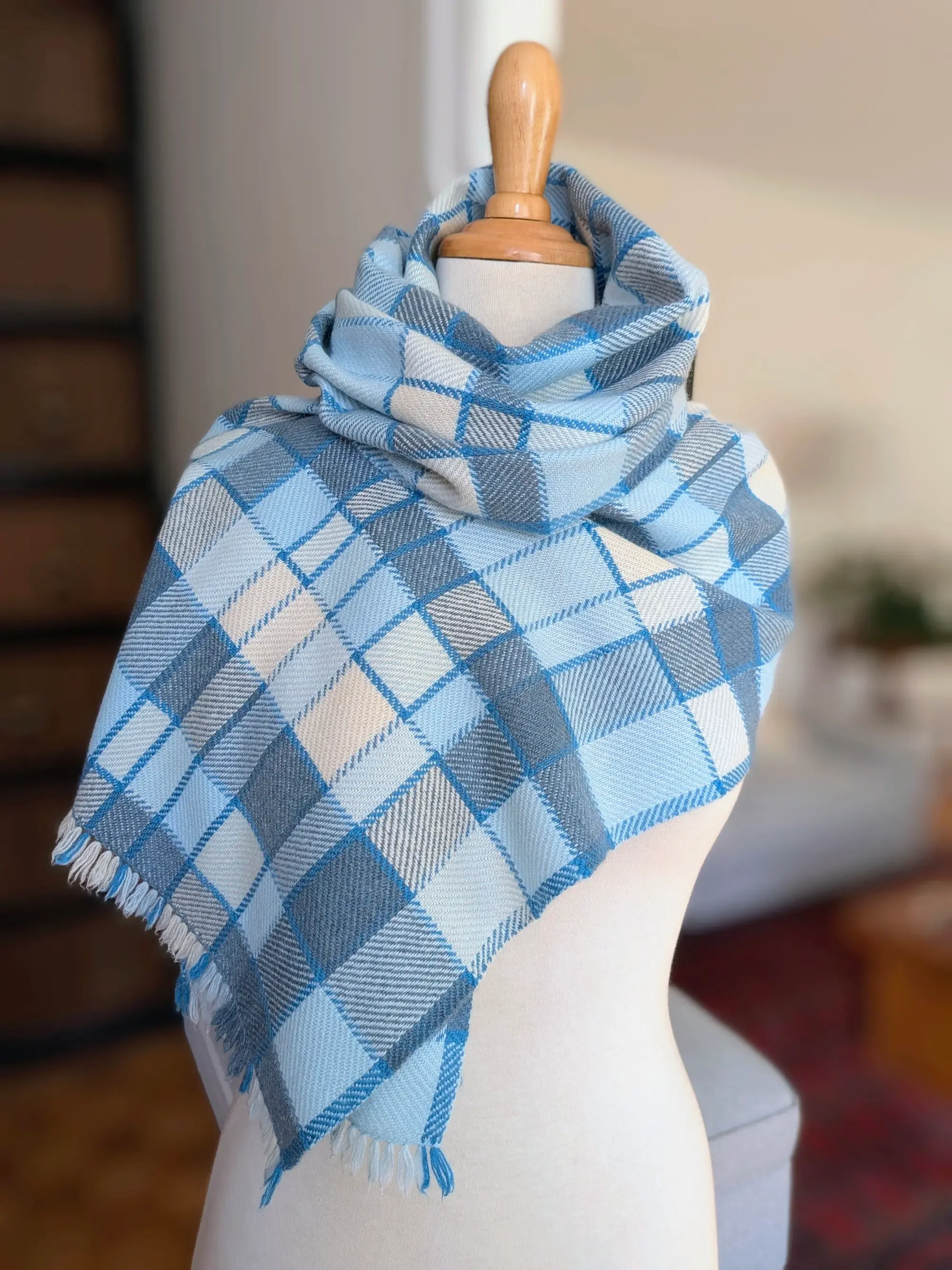 Larimar — Écharpe en pur cachemire