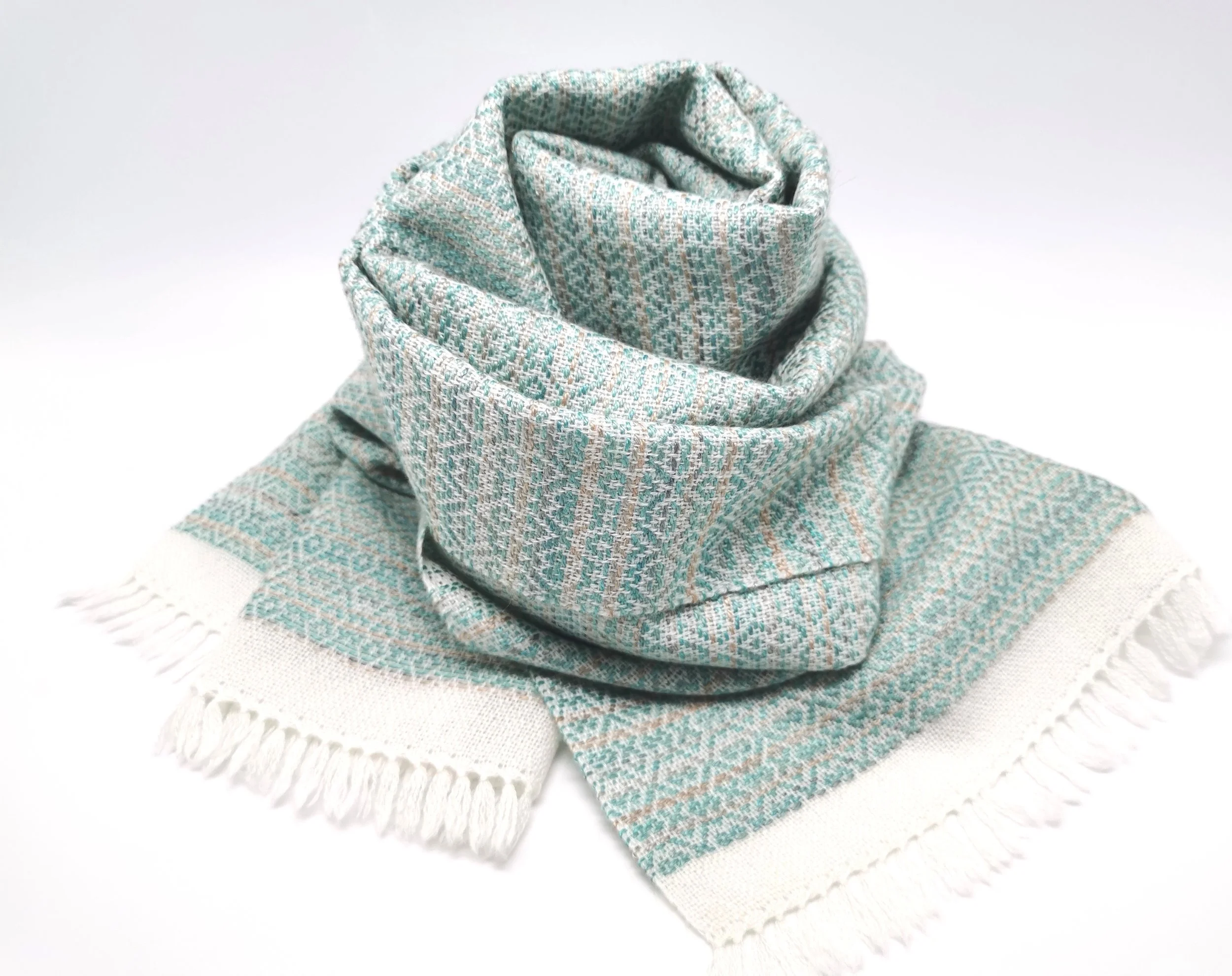 Opaline — Echarpe en cachemire, bébé chameau et soie