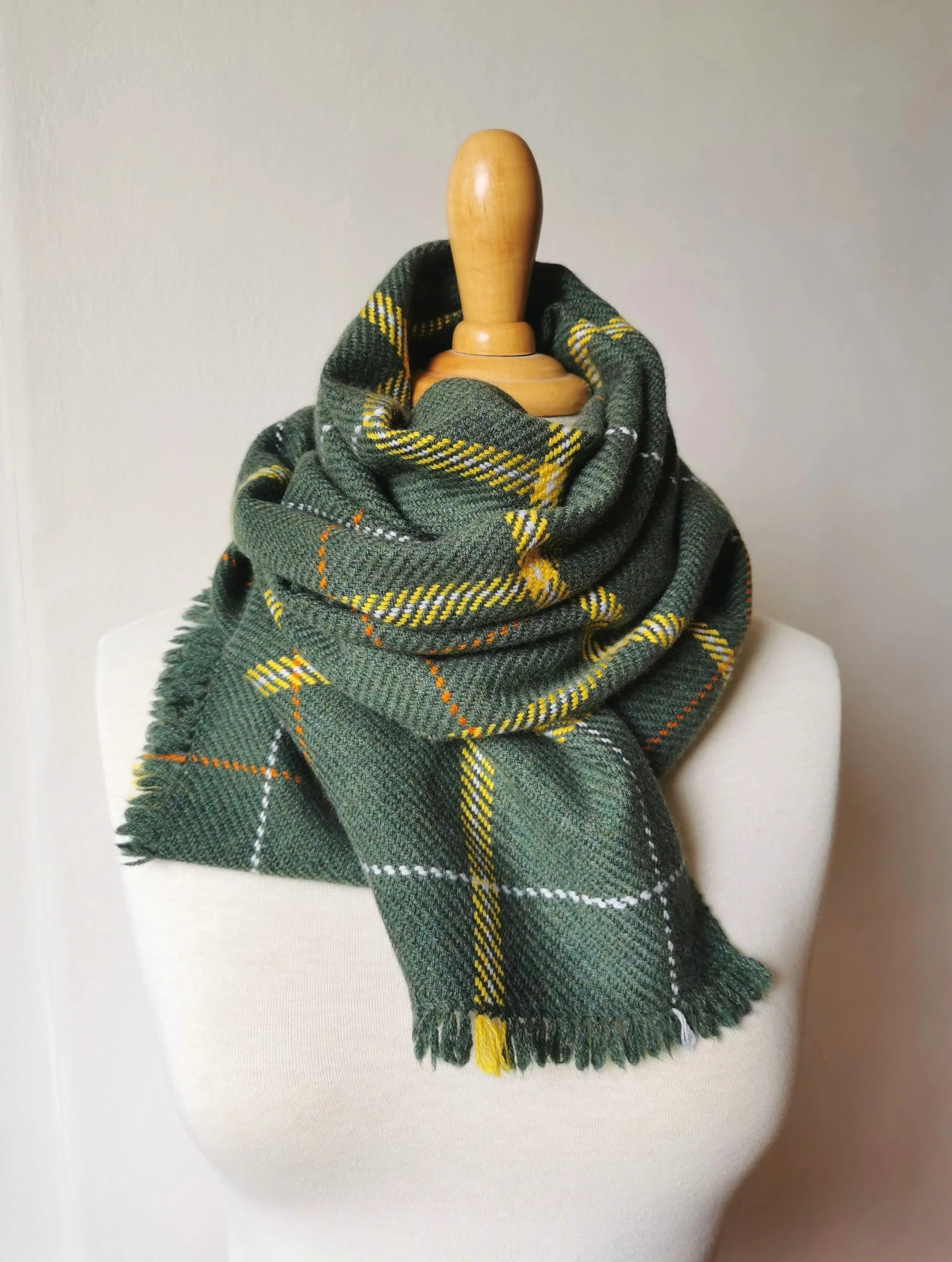 Lichen — Écharpe en pur cachemire