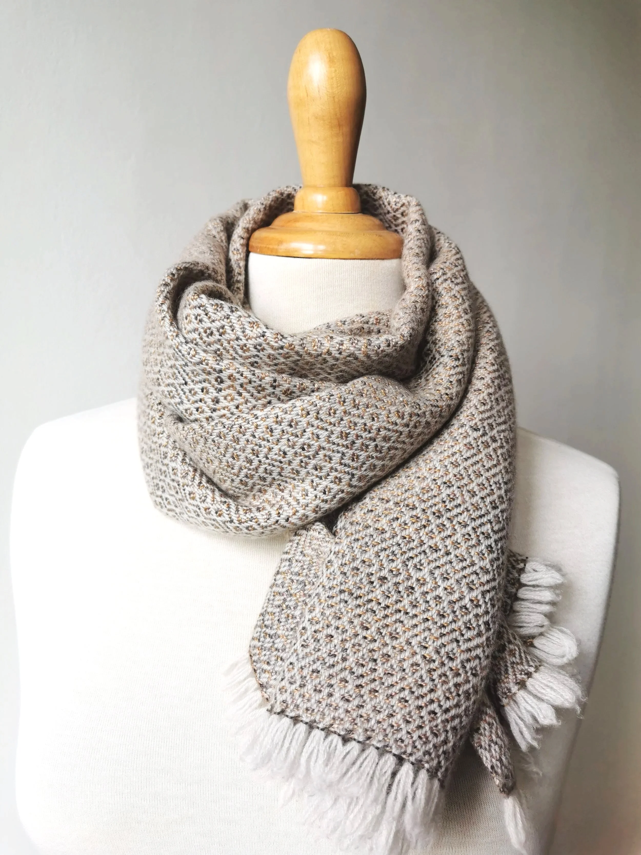 Châtaigne — Echarpe en cachemire, bébé chameau et soie