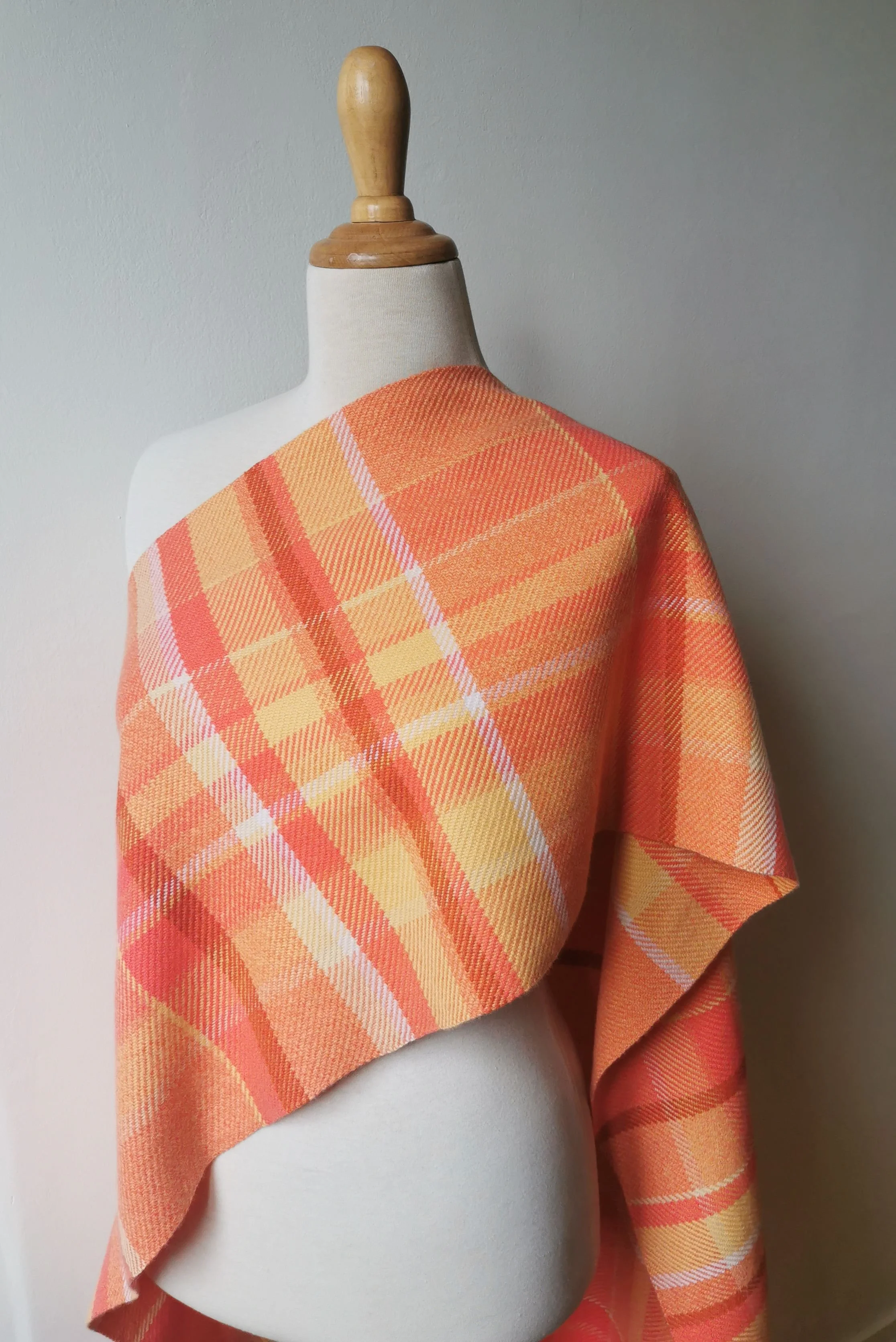 Mandarine — Écharpe en pur cachemire