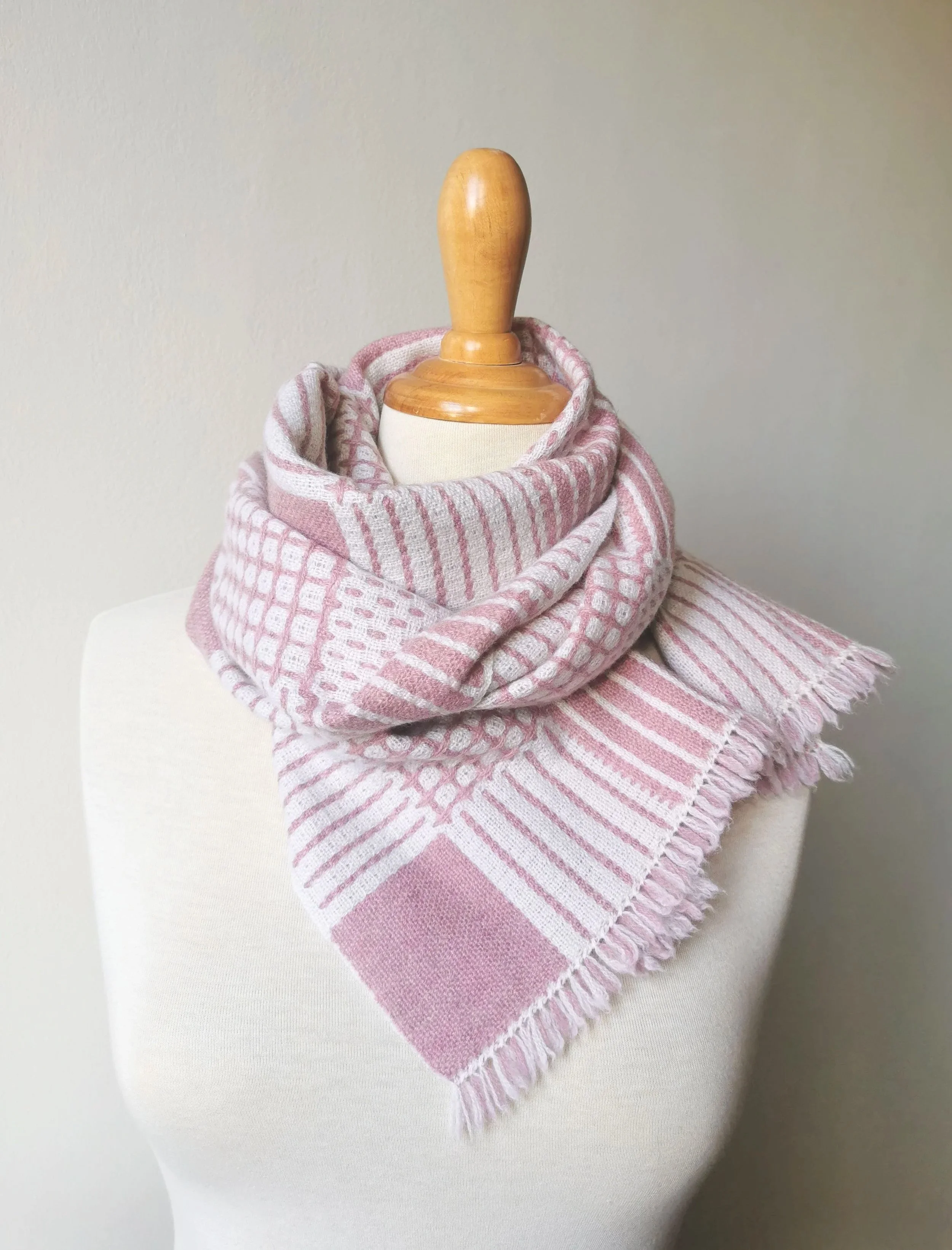 Variation poudrée — Écharpe en pur cachemire