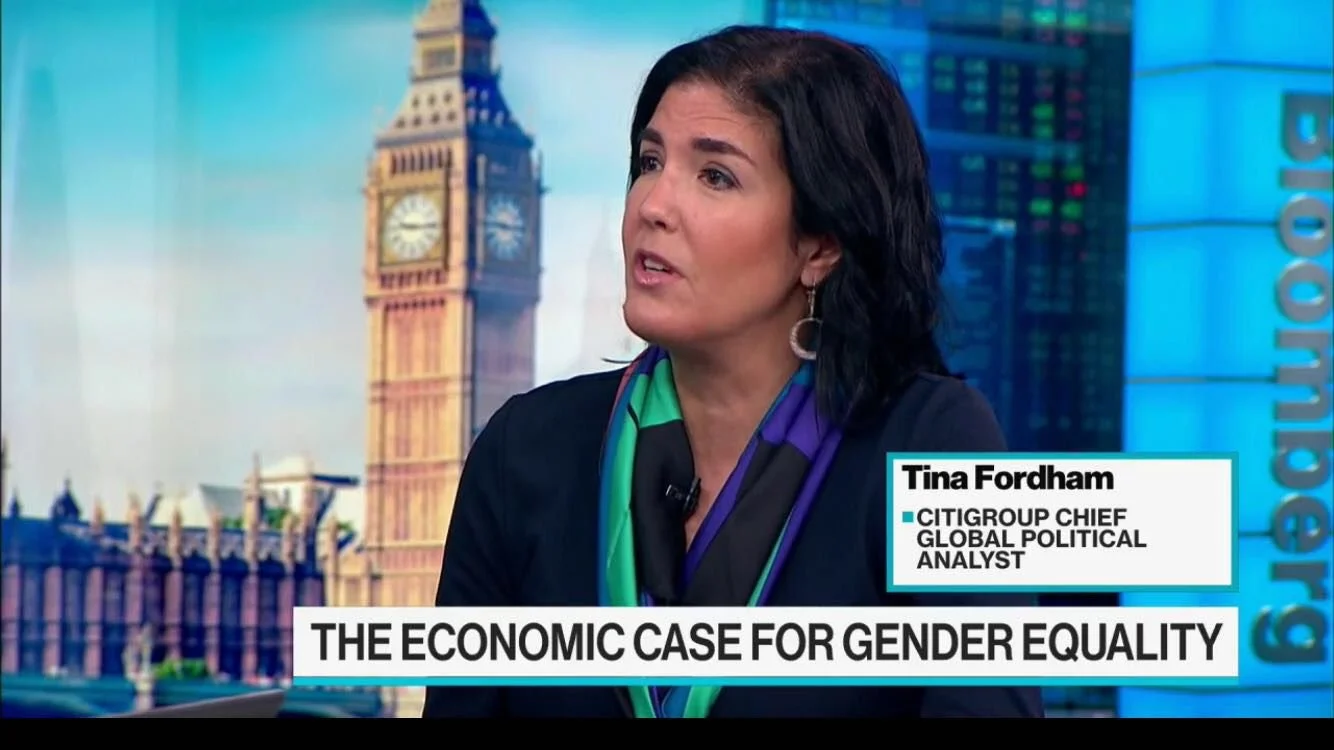 Speaking to Bloomberg TV about the Economic case for Gender Equality