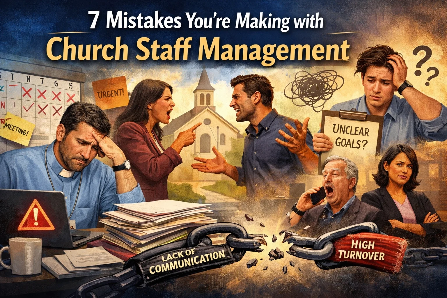 7 Mistakes You’re Making with Church Staff Management