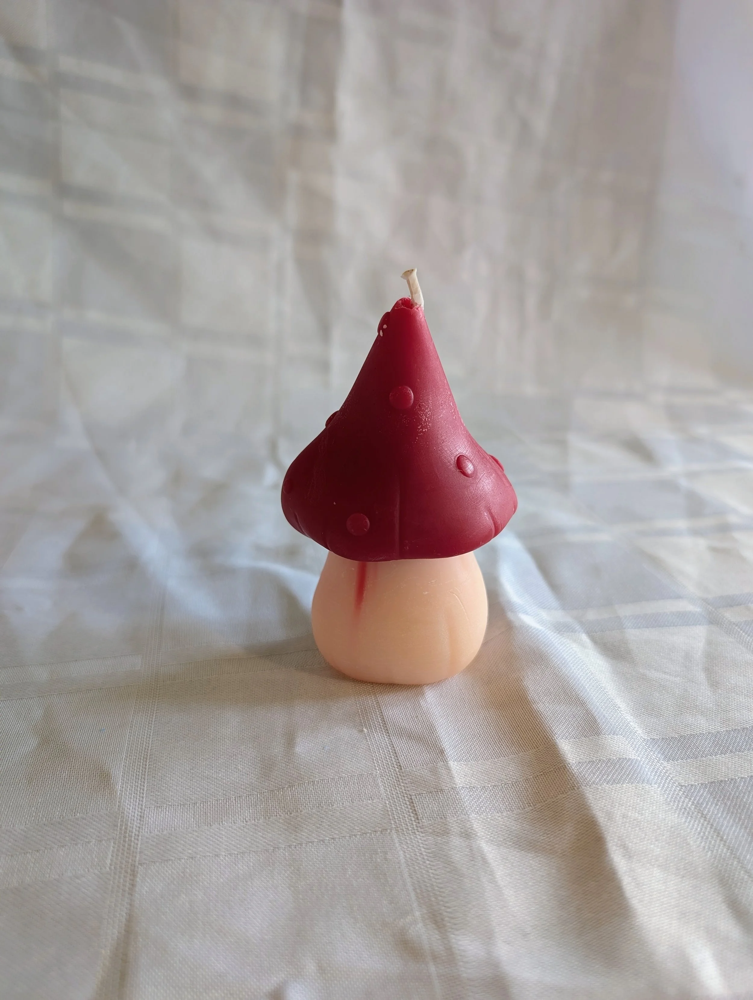 Fairy Garden Mushroom Figure Candles